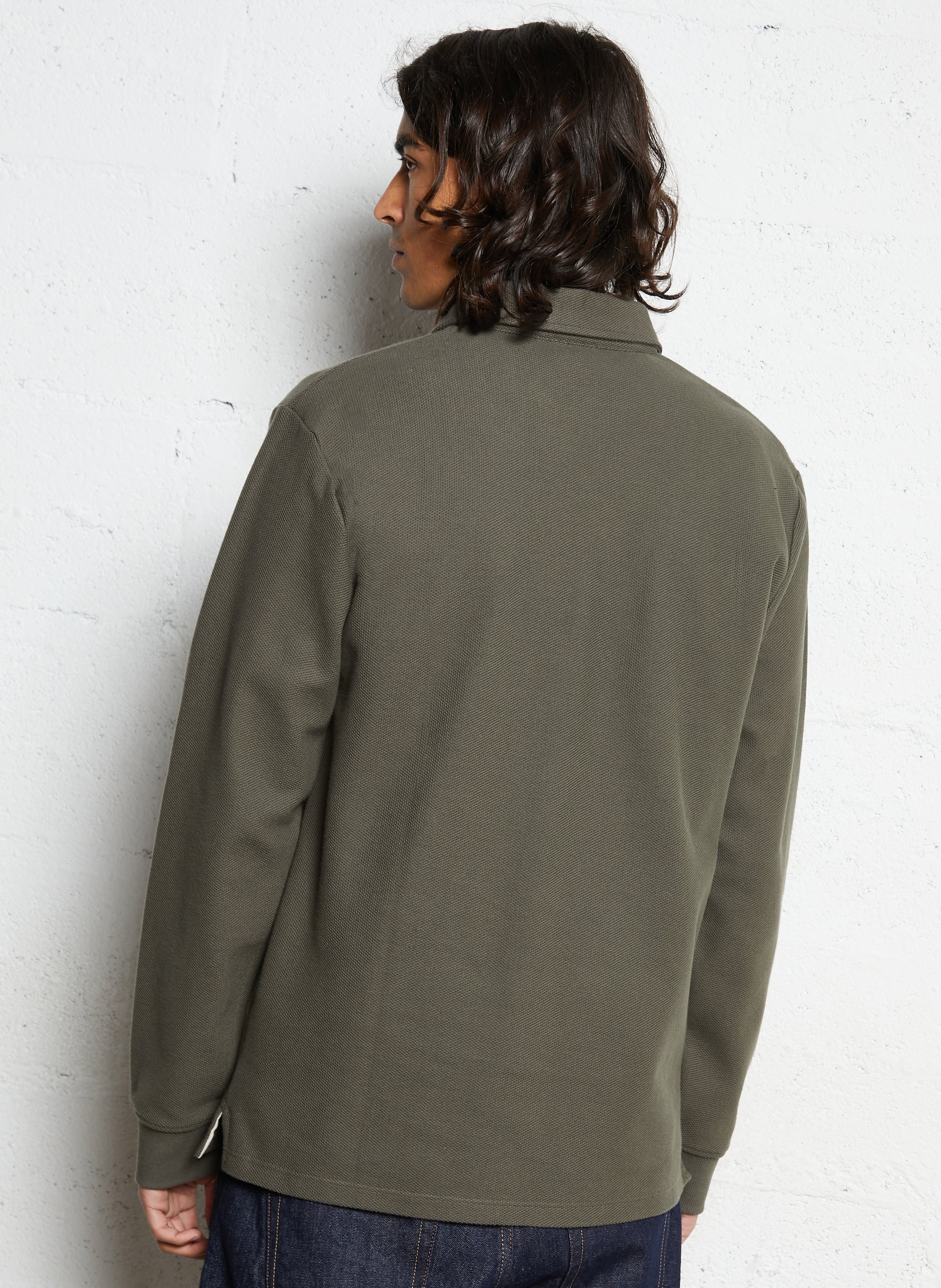 Polo droit en coton ARMOR LUX Kaki