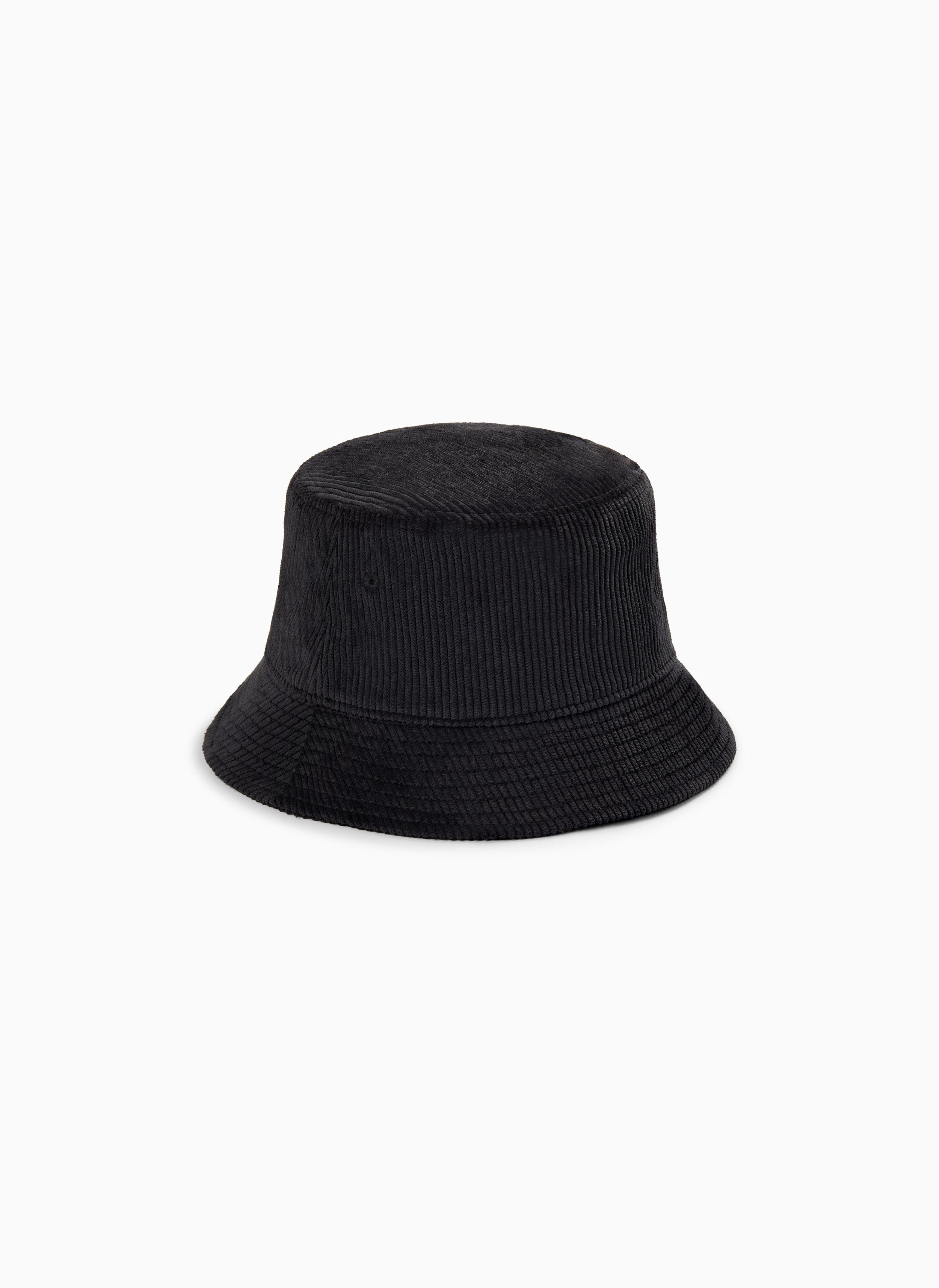 Corduroy bucket hat VANESSA WU Black