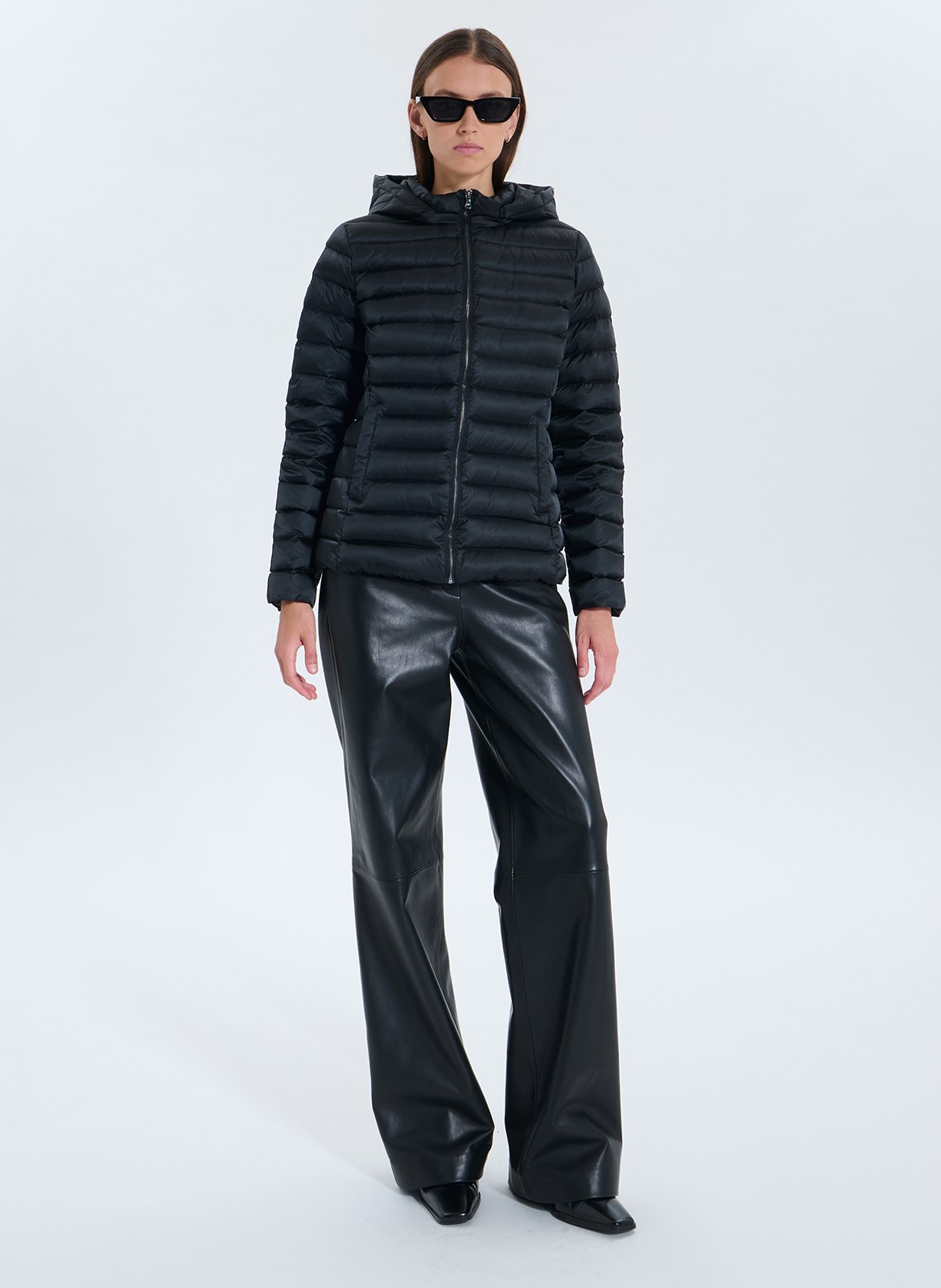 High-neck padded jacket ZAPA Black