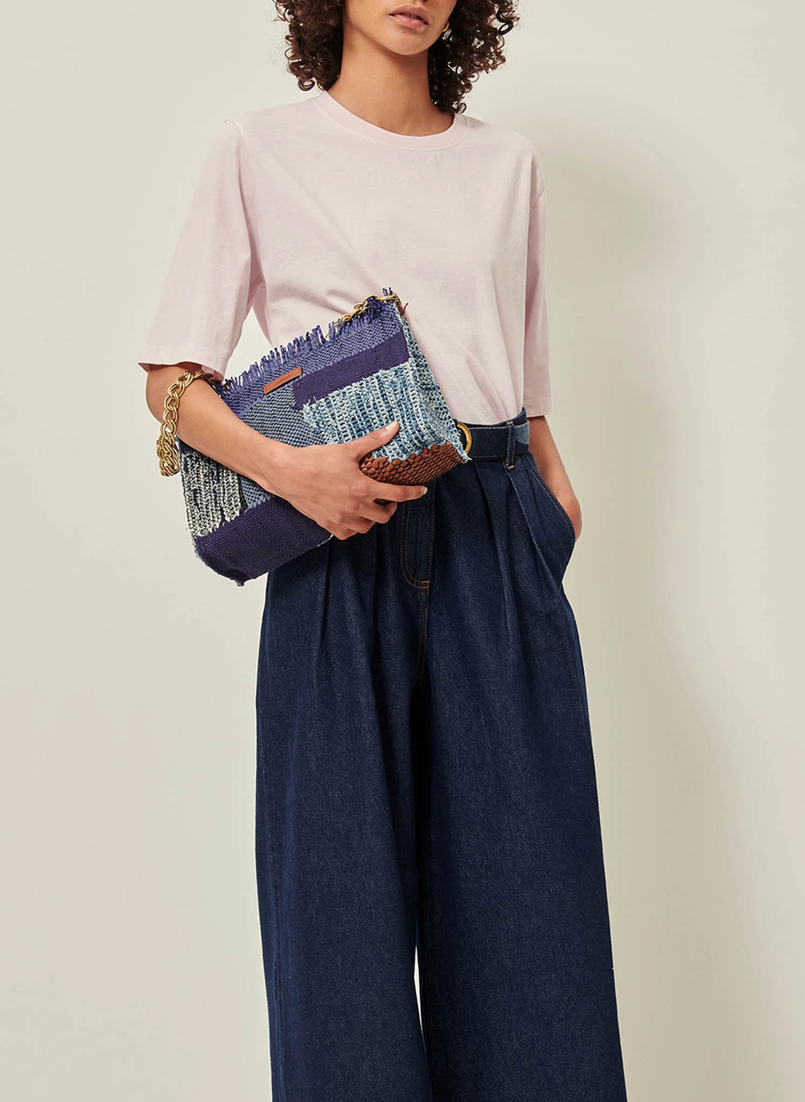 Tee-shirt oversize en coton SESSUN Rose