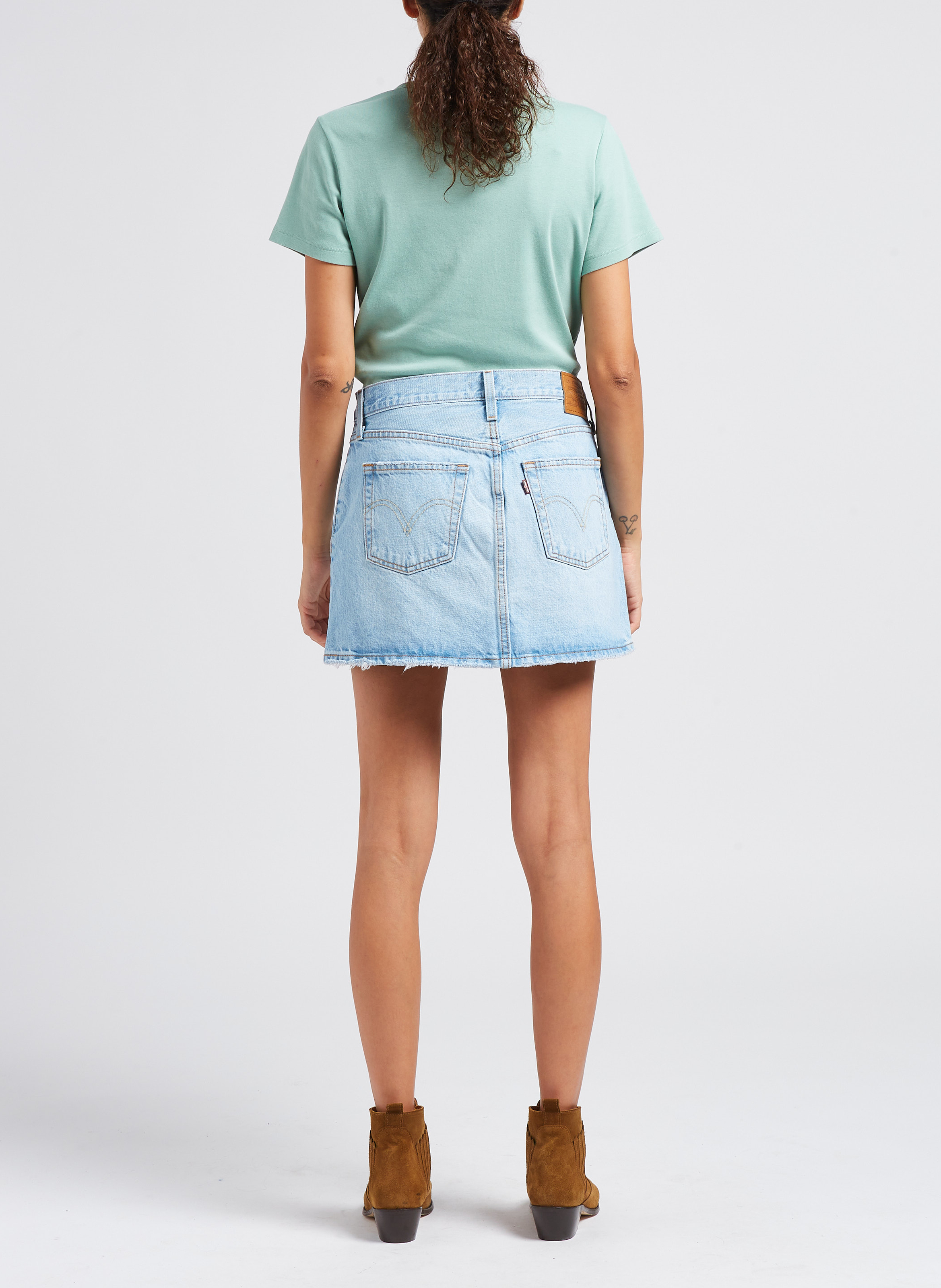 Rundhals-T-Shirt aus Baumwolle LEVI'S Grun