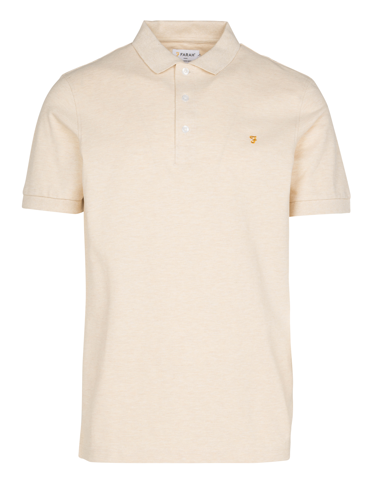 Polo à manches courtes en coton bio  FARAH