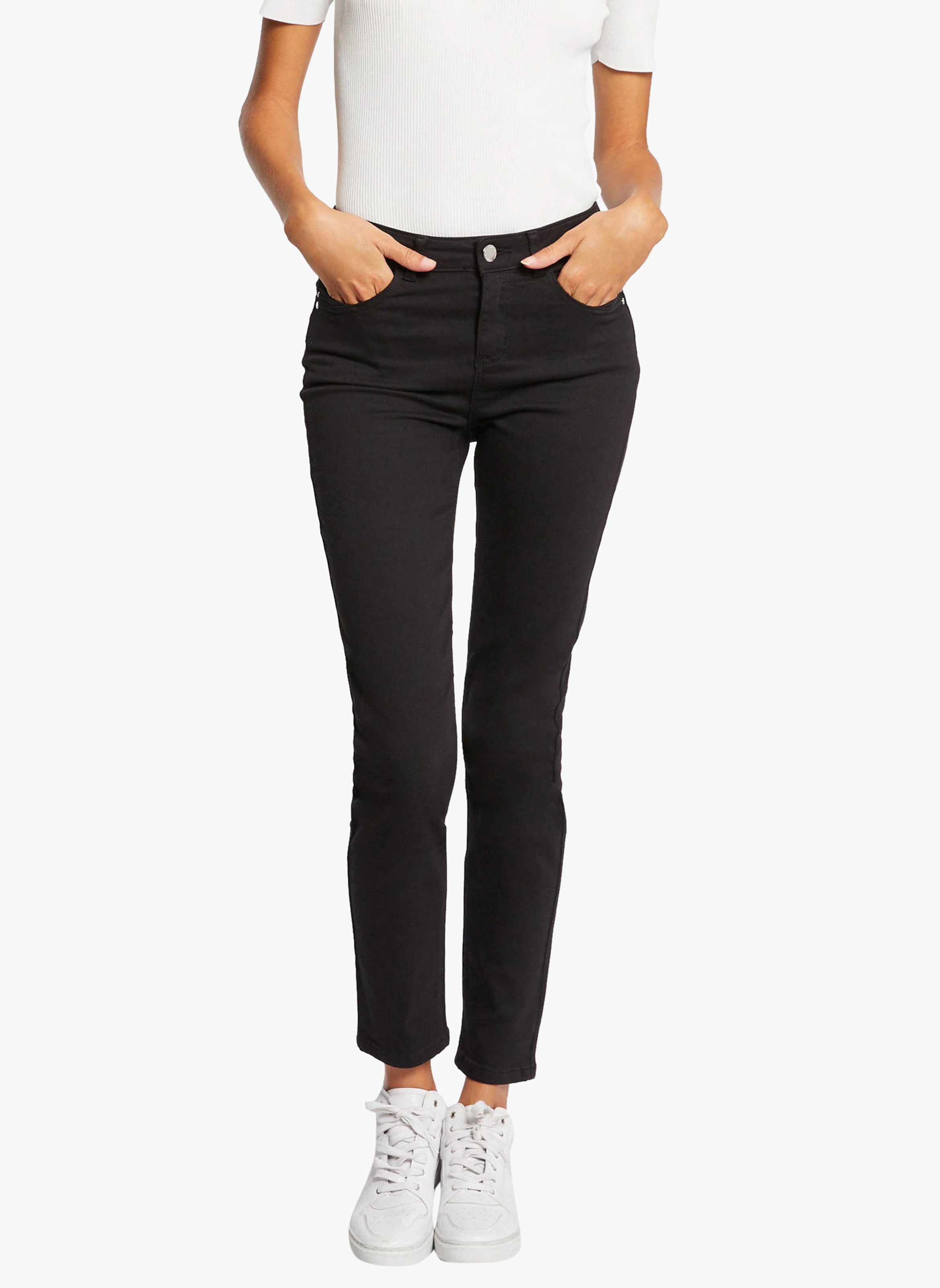 Skinny Jeans aus Baumwoll-Mix MORGAN Schwarz