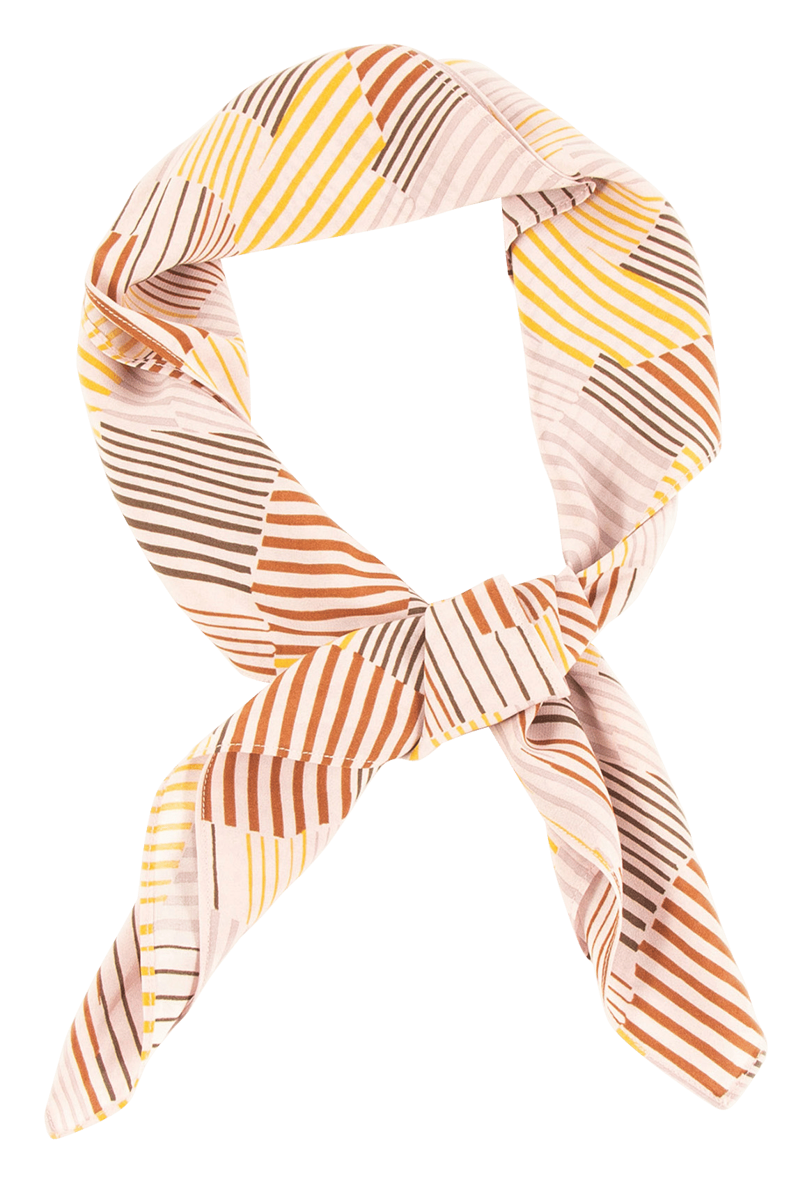 Quadratisches Tuch mit exklusivem Print aus Crêpe SESSUN Mehrfarbig