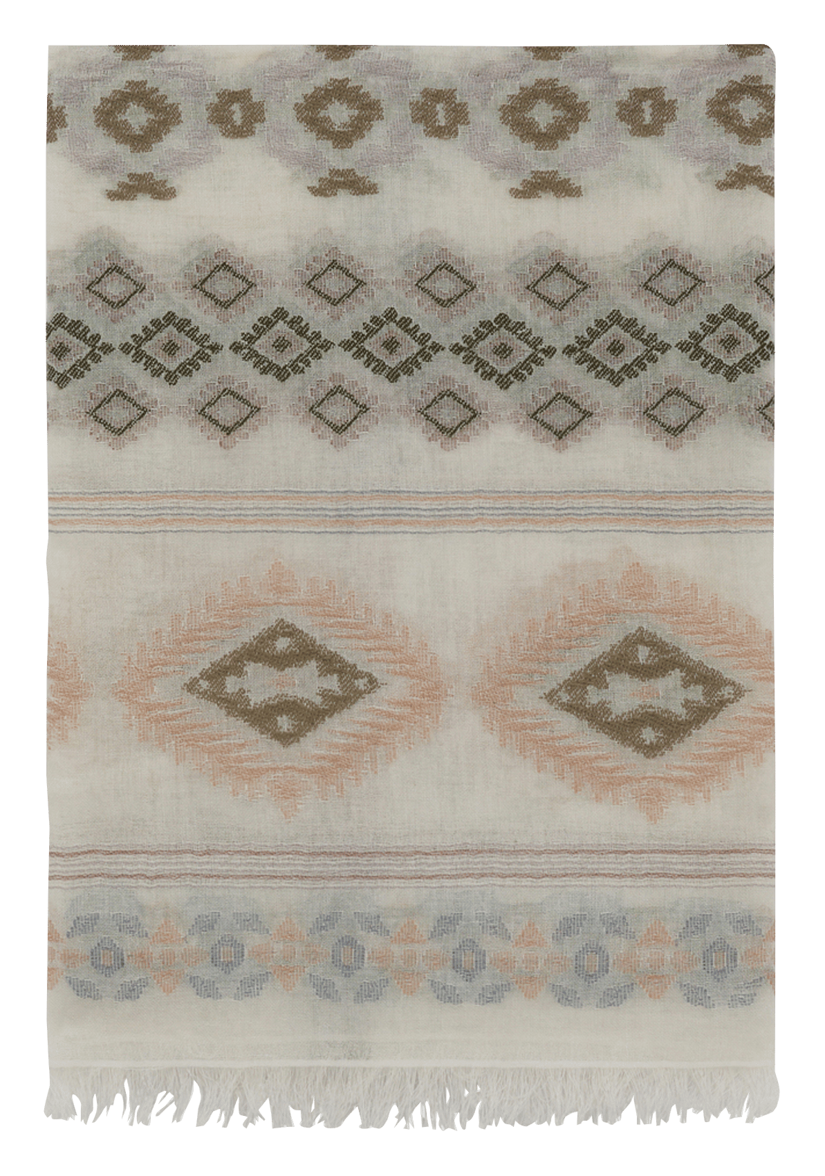 Cotton-blend scarf GERARD DAREL Khaki