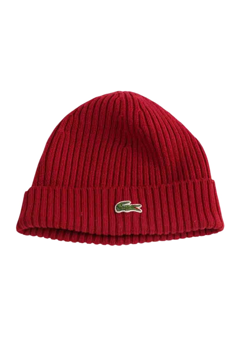 Bonnet LACOSTE - SECONDE MAIN Red