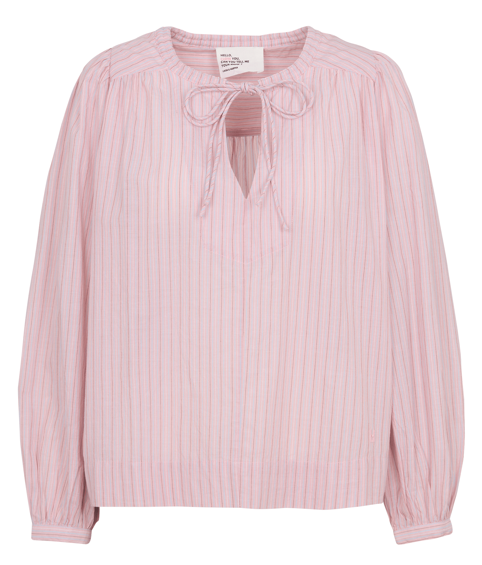 Bluse mit türkischem Kragen aus Bio-Baumwolle LEON & HARPER