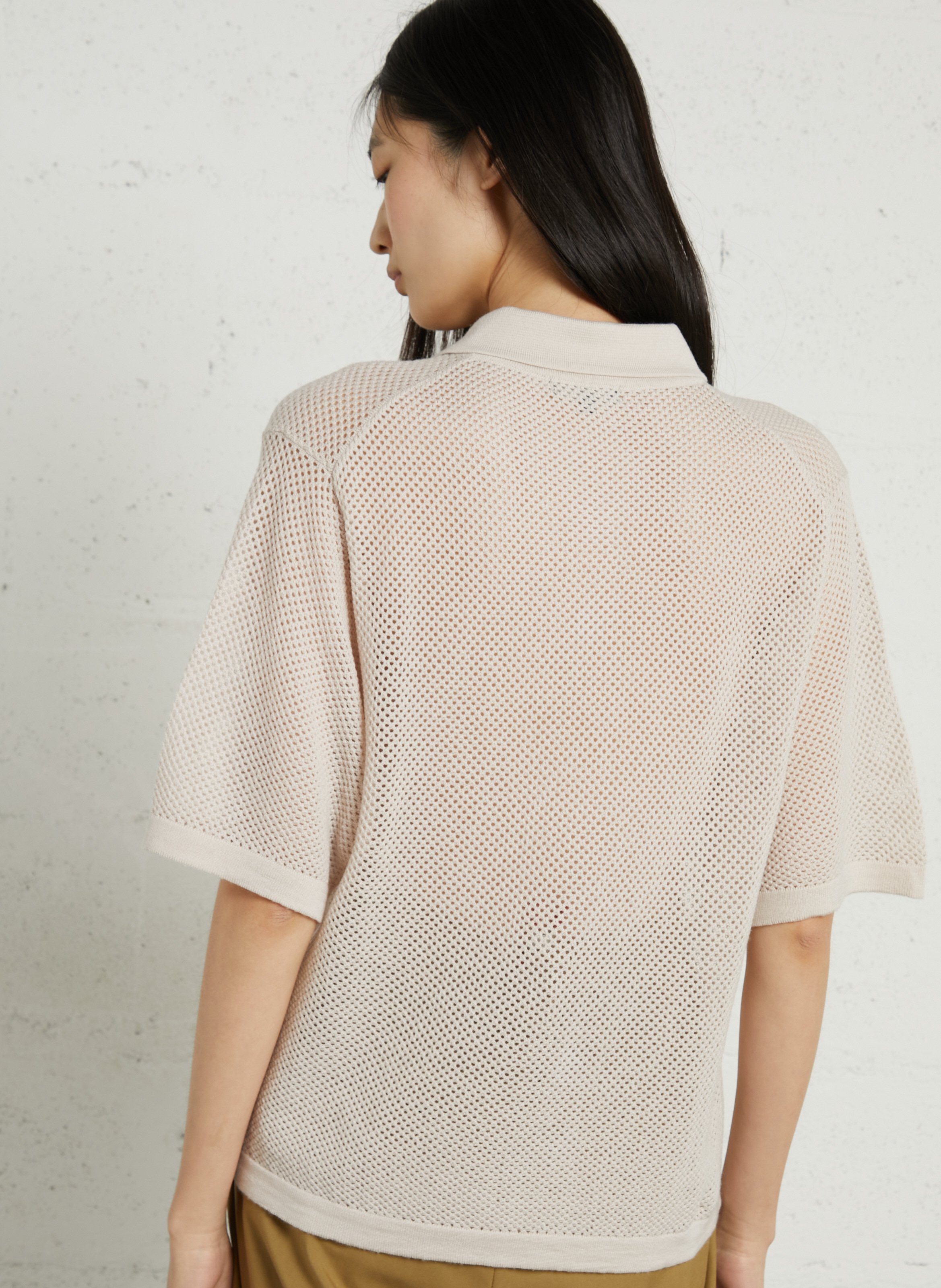 Polo en laine SOEUR Beige