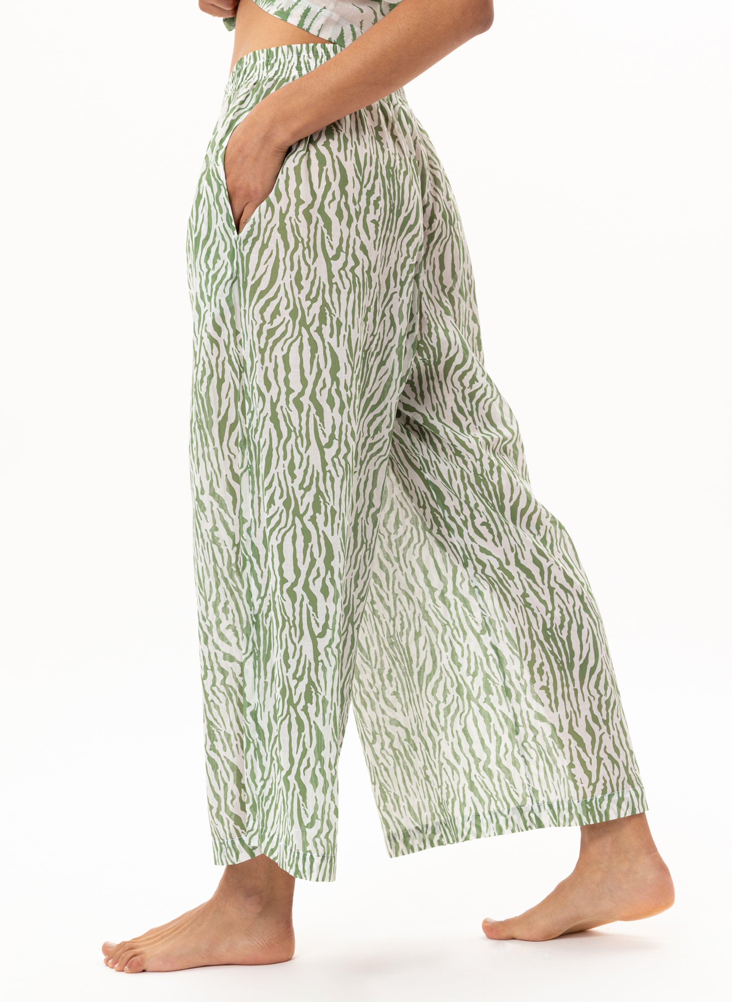 Pantalon en voile de coton LE CHAT Multicolore