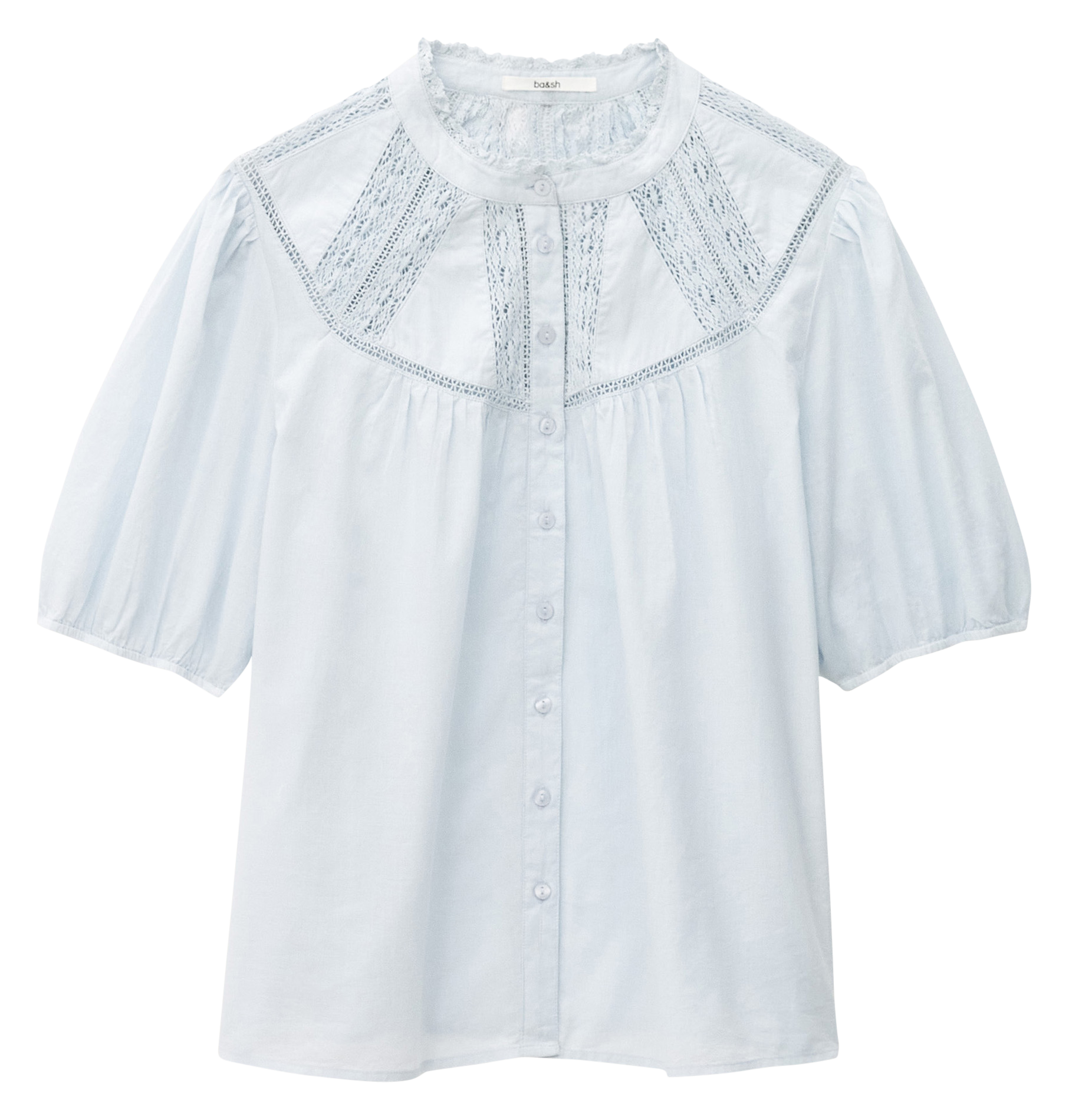 Chemise oversize en coton BA&SH Bleu