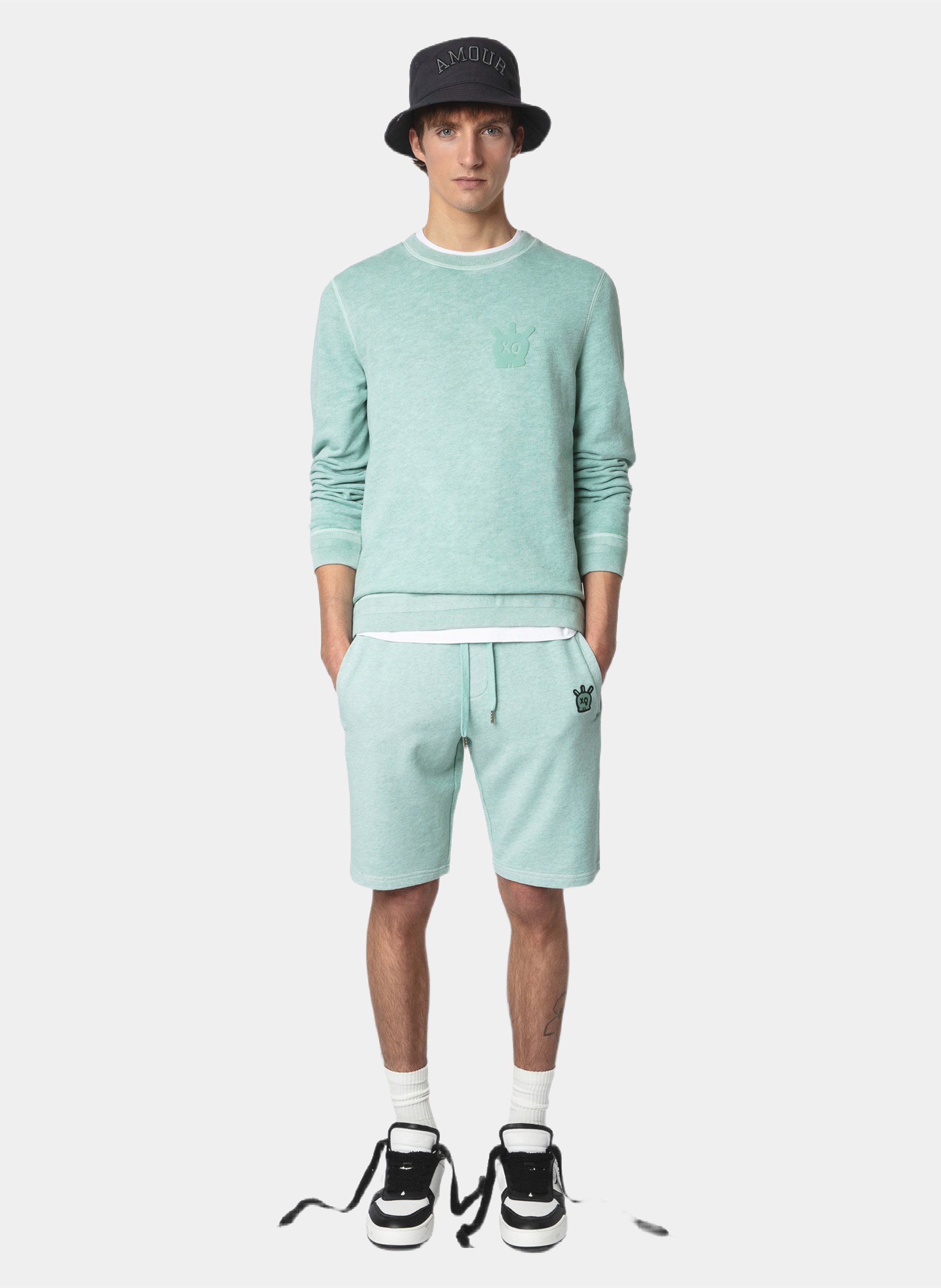 Sweatshirt col rond molletonné en coton  ZADIG&VOLTAIRE Bleu