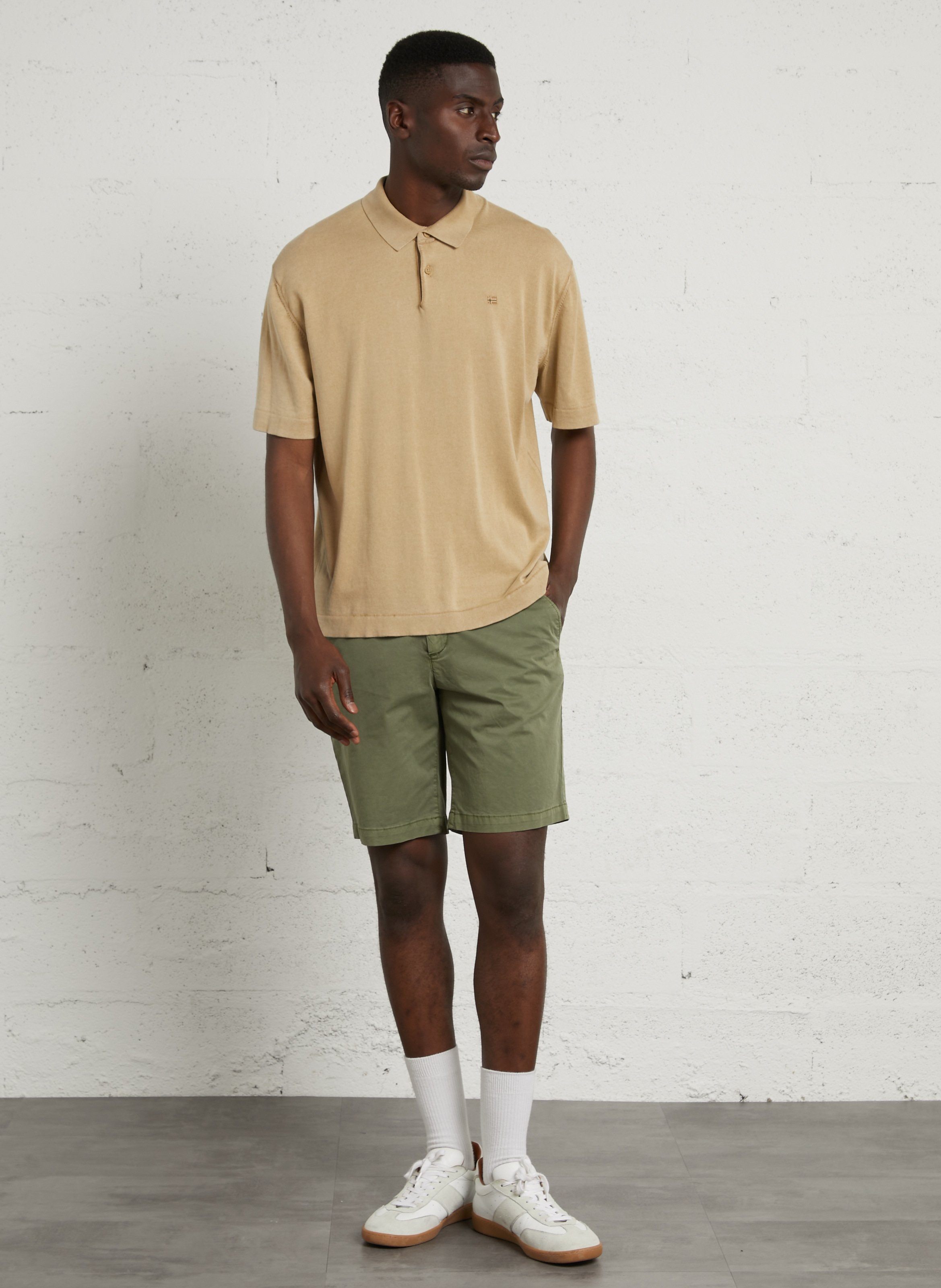 Short en coton GANT Vert