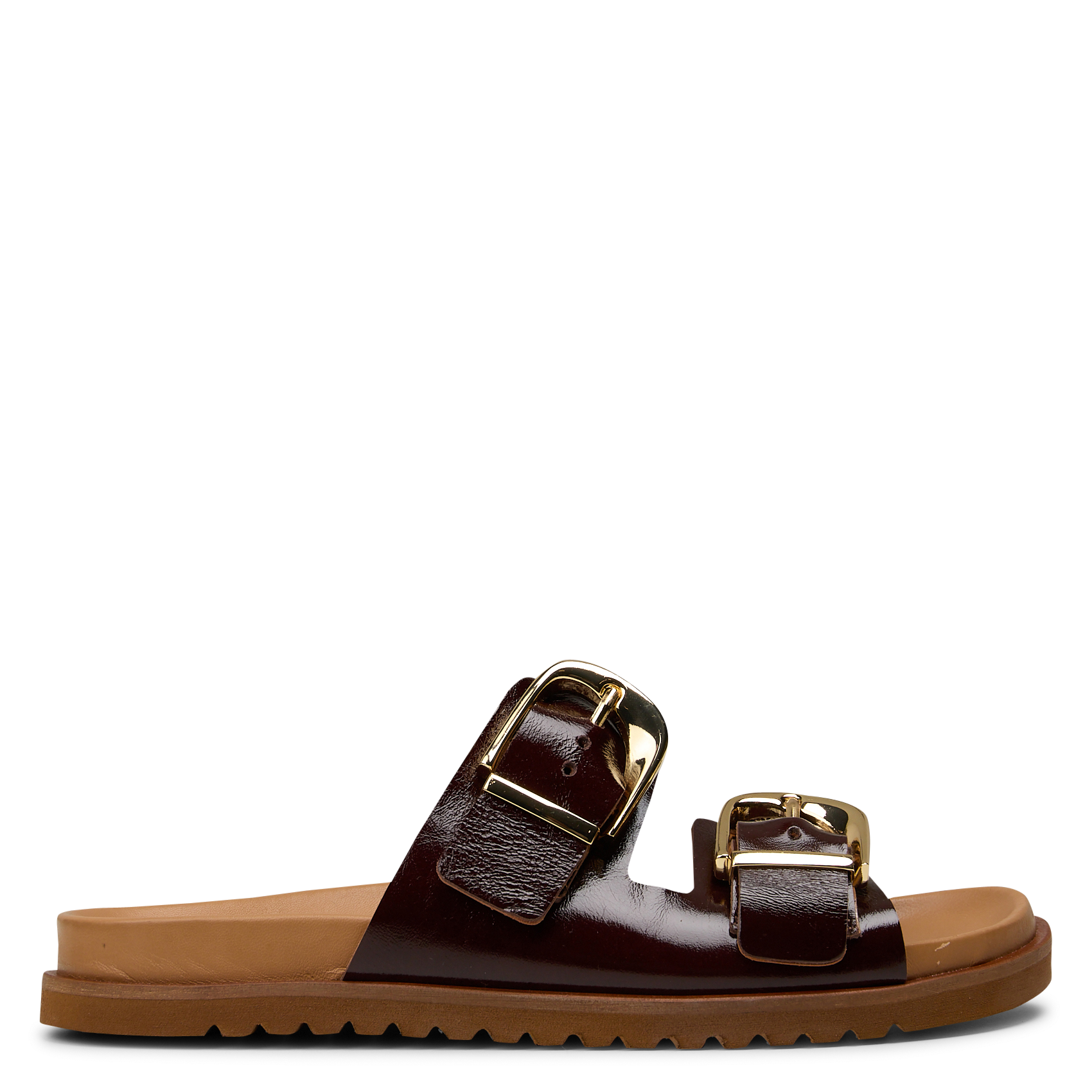 Mules aus Ziegenveloursleder BOCAGE Braun