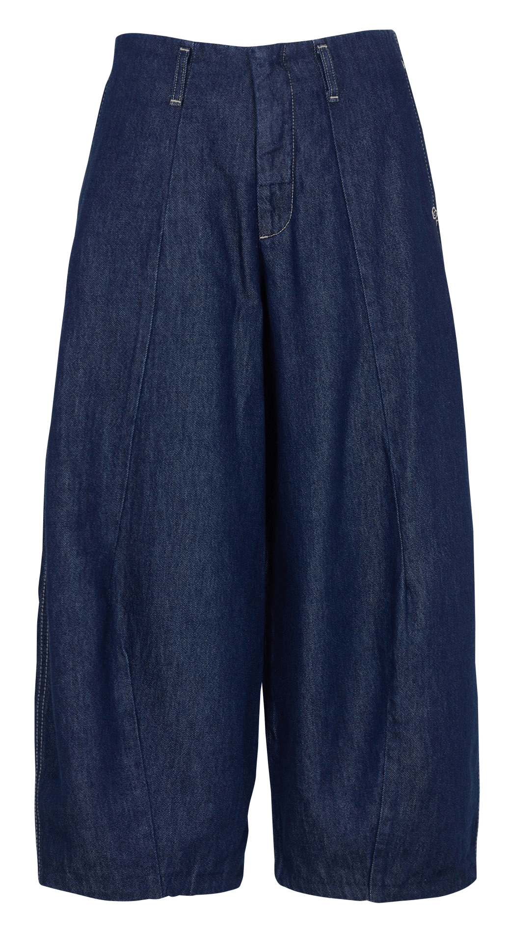 Hohe Taille Jeansrock PLEASE Blau