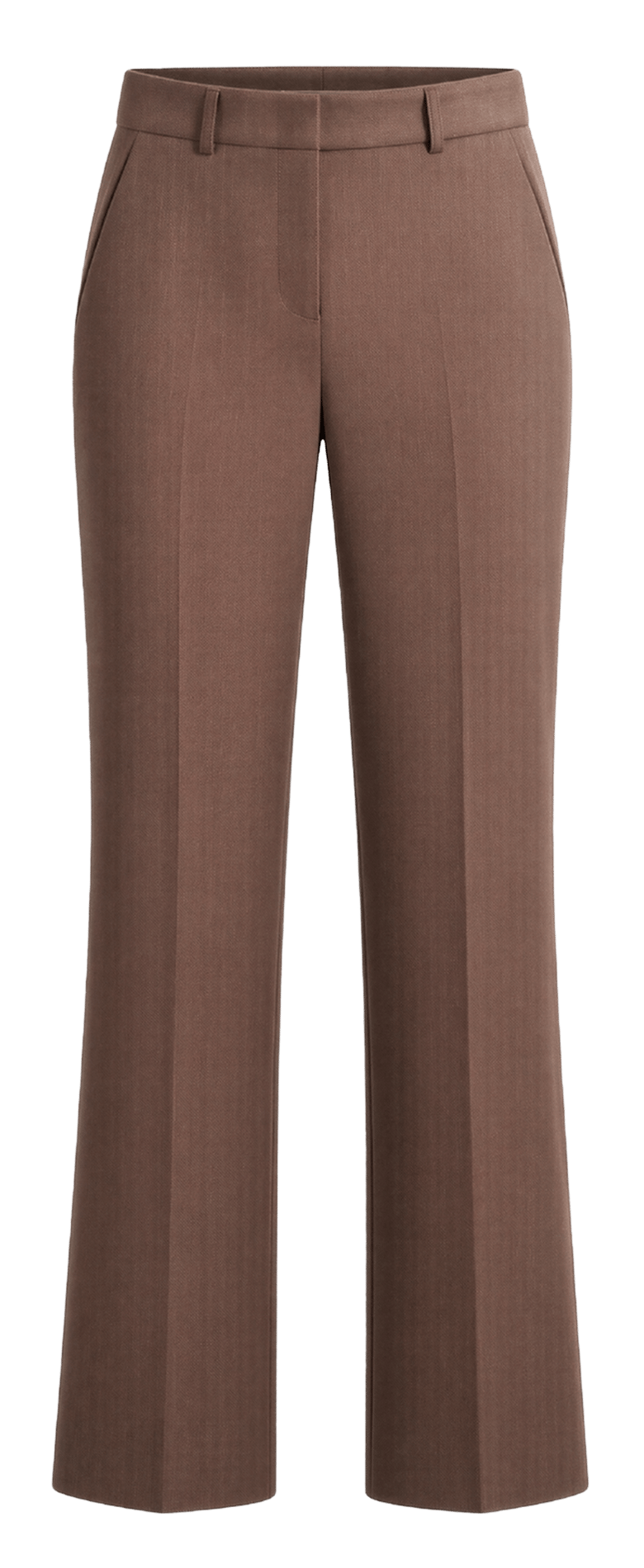 Pantalon flare taille haute PABLO Beige