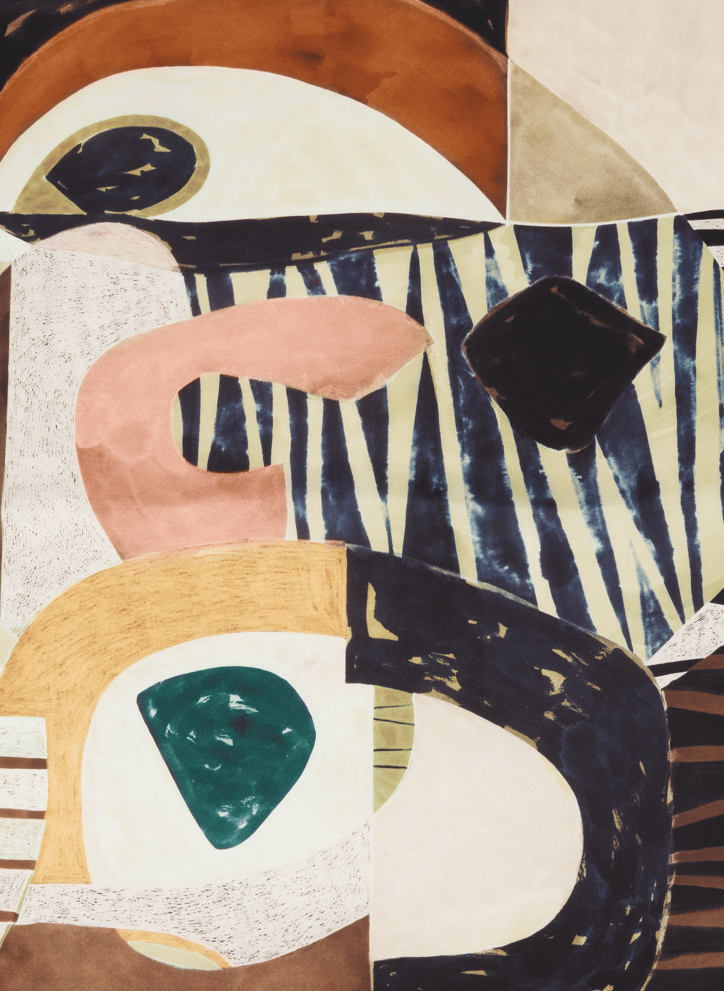 Printed silk square AU PRINTEMPS PARIS Multicolored