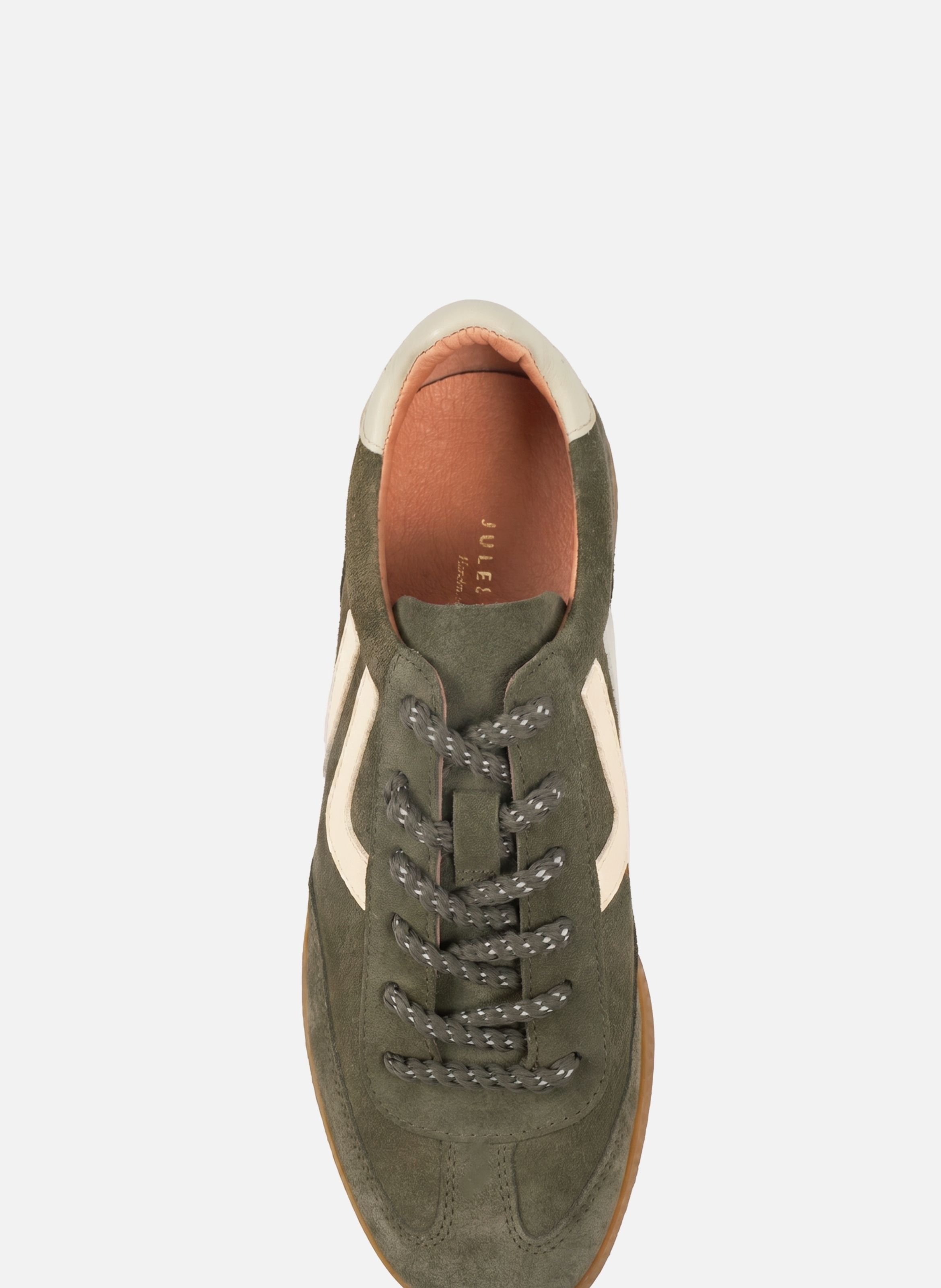 Ninon leather sneakers JULES & JENN Khaki