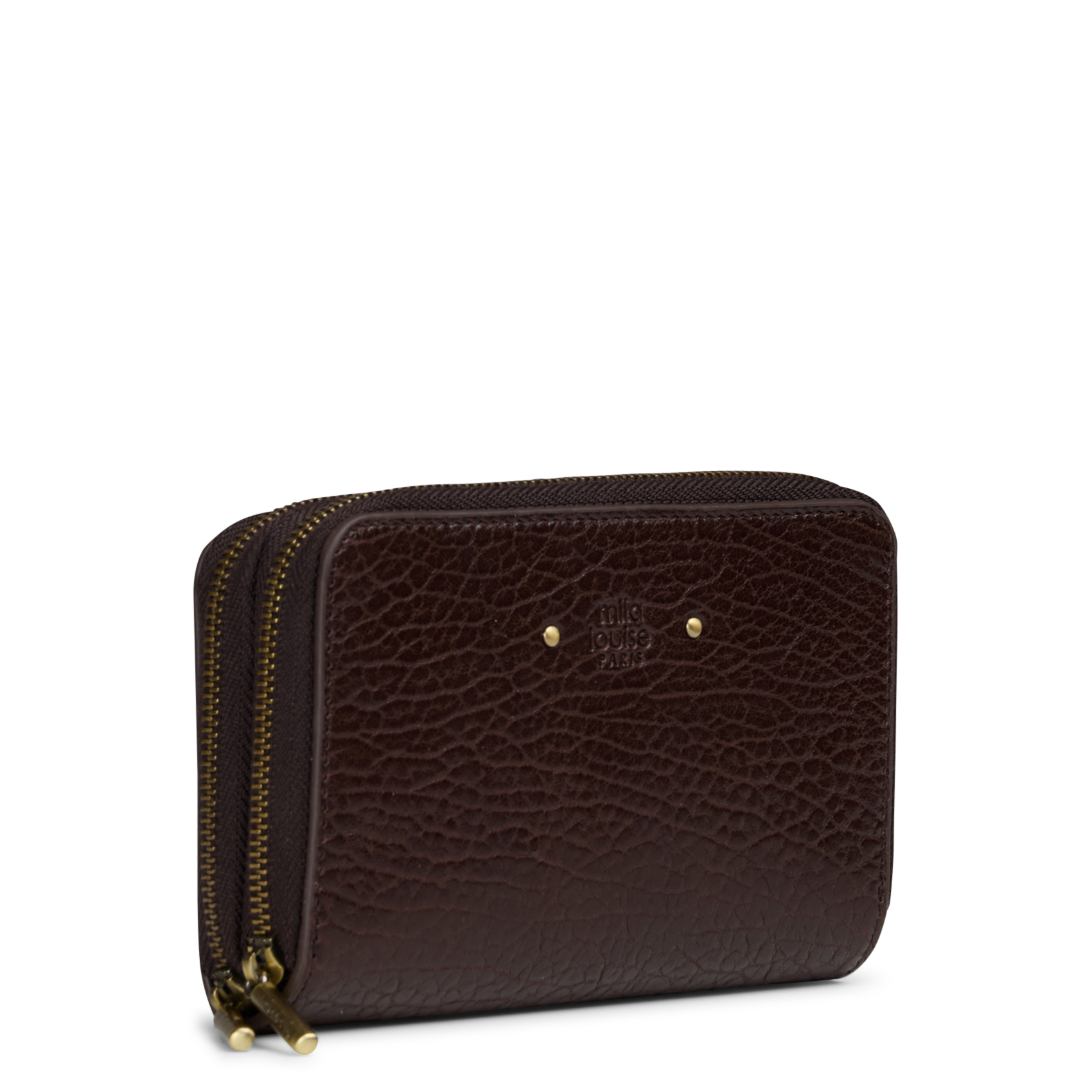 Leren portefeuille MILA LOUISE Bruin