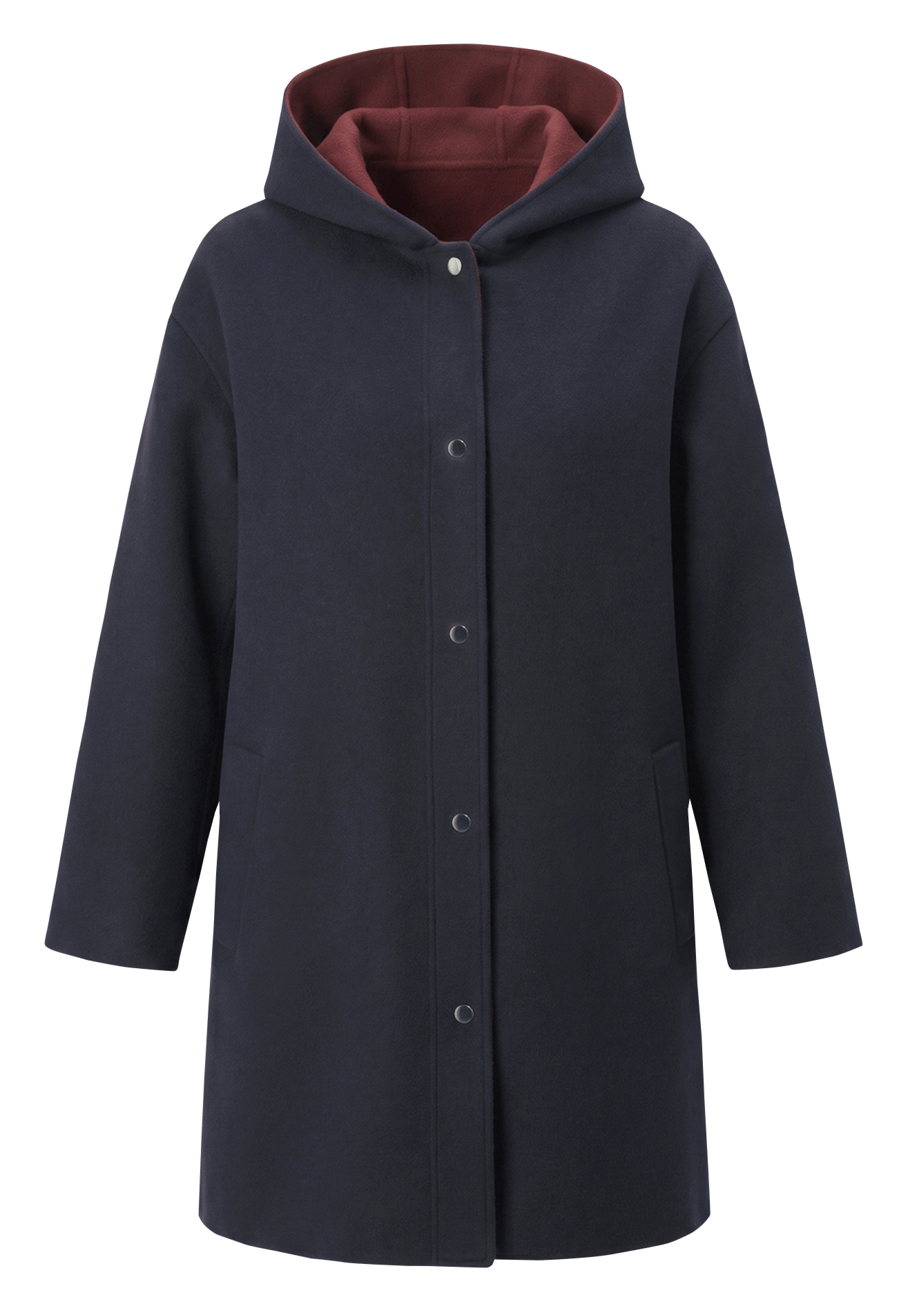 Oversized wool coat GERARD DAREL Blue