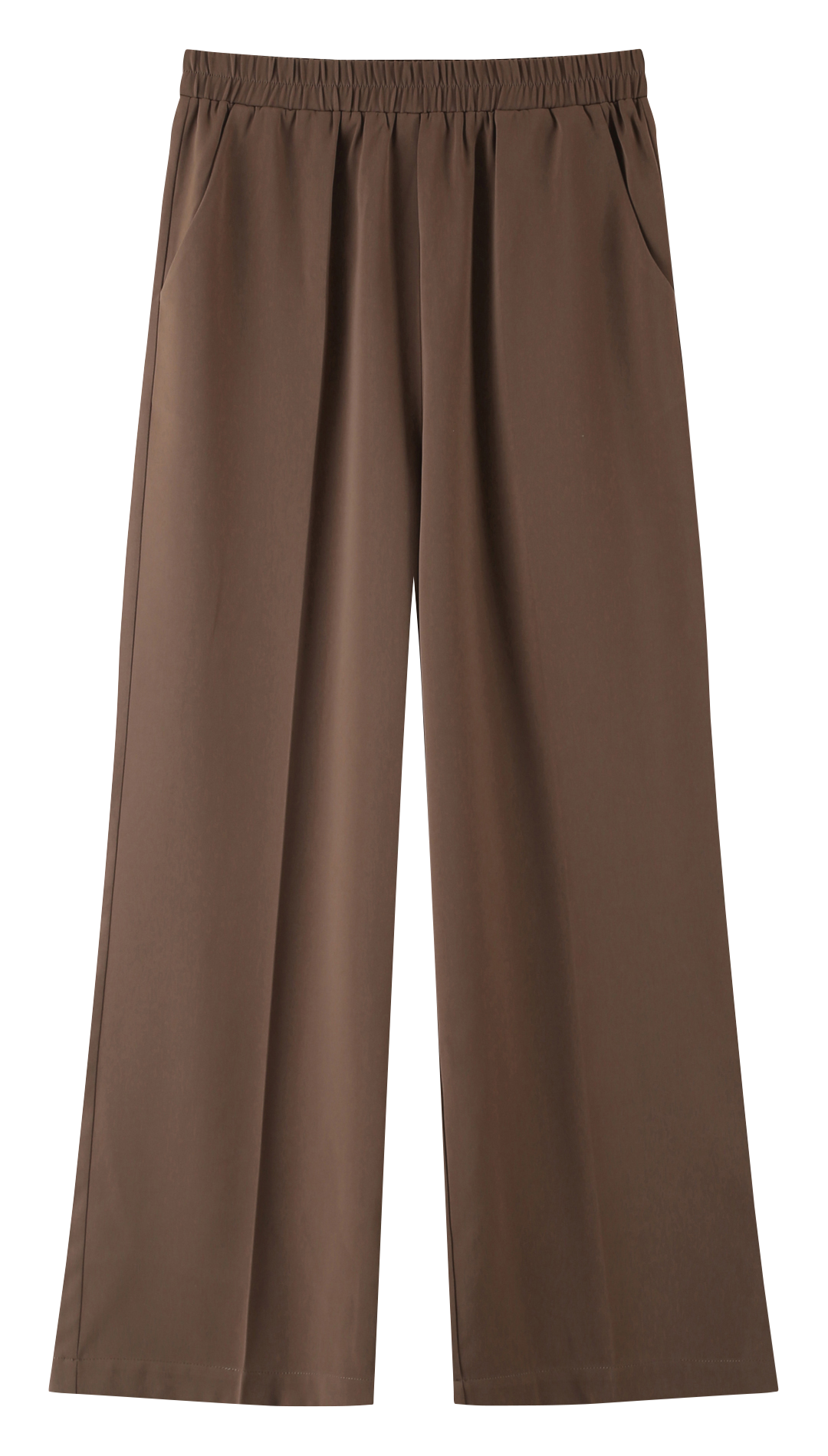 Mid-rise straight-leg pants GRACE ET MILA Brown