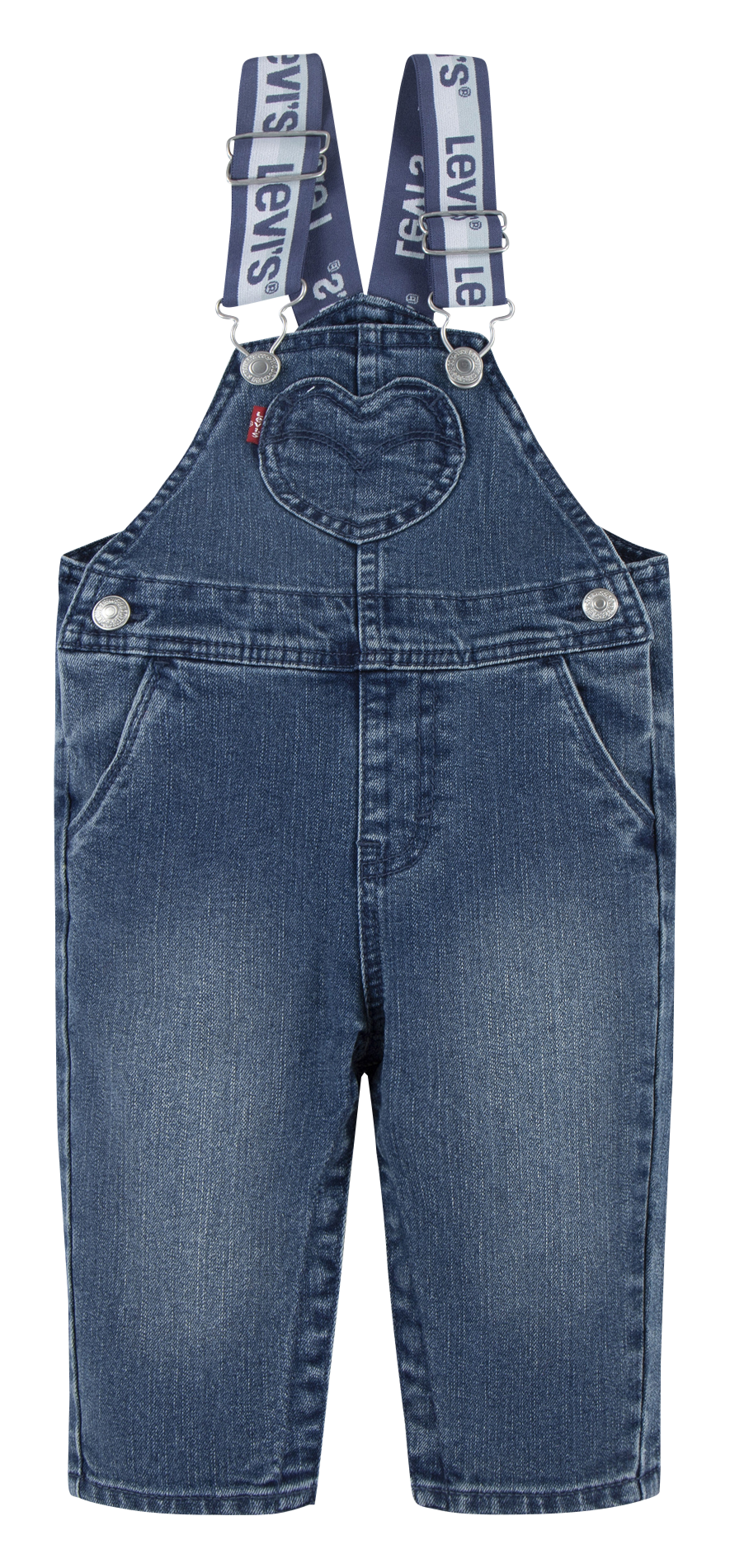 Salopette en denim mélangé LEVI'S KIDS Bleu