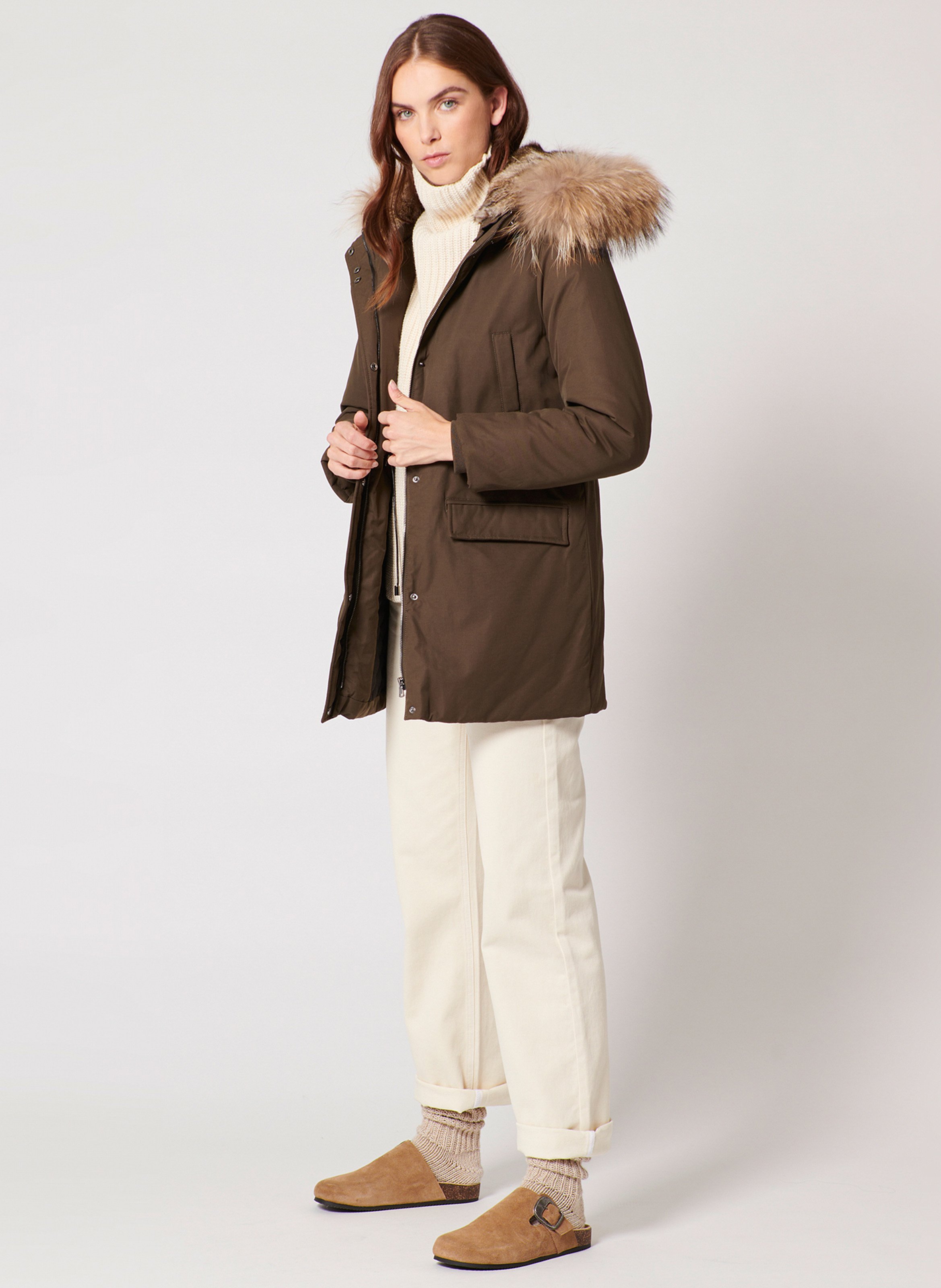 Parka zapa kaki new arrivals