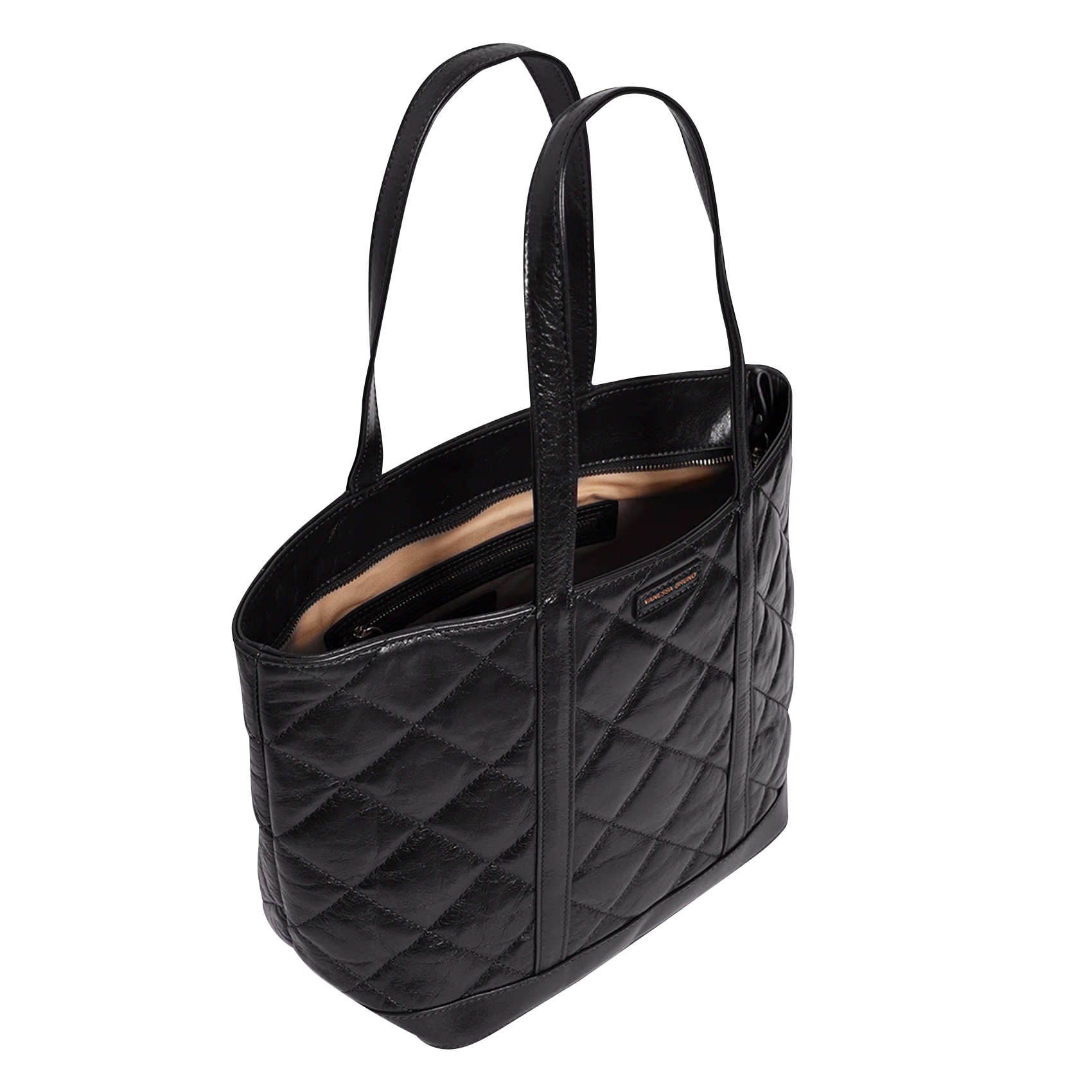 Gesteppte Ledertasche VANESSA BRUNO Schwarz