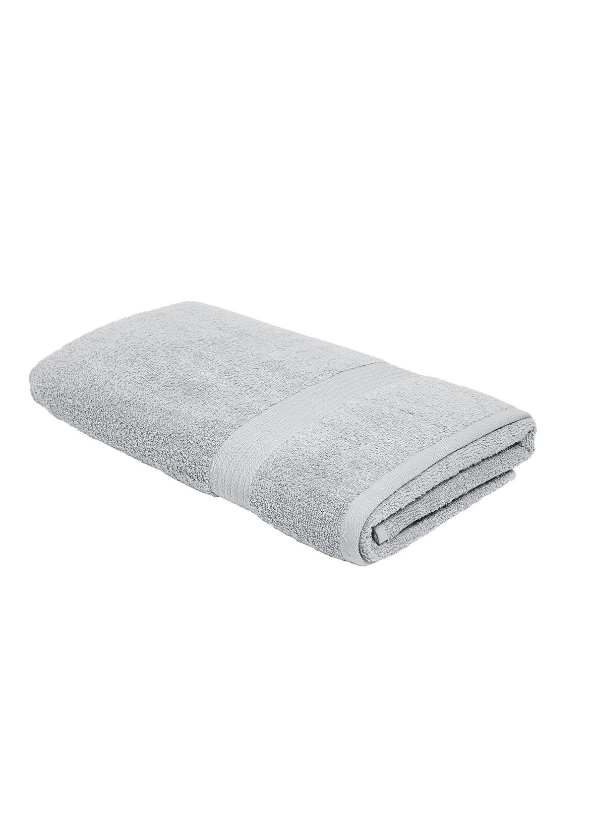 Plain cotton bath towel TODAY LINGE DE MAISON Grey