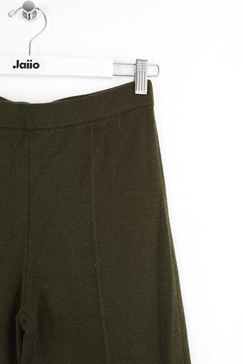 Bandol straight woollen trousers SEZANE - Seconde main Khaki