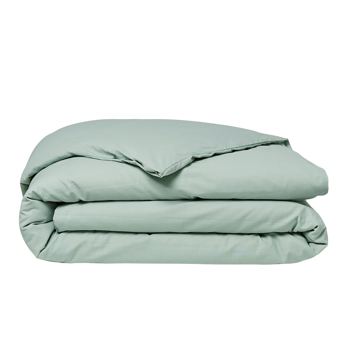 Organic cotton plain duvet cover TODAY LINGE DE MAISON Green