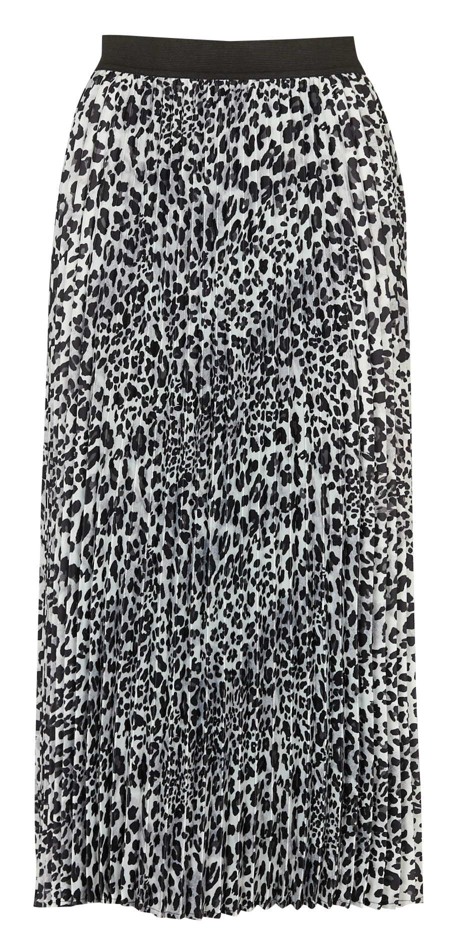 Jupe midi évasée IKKS Gris