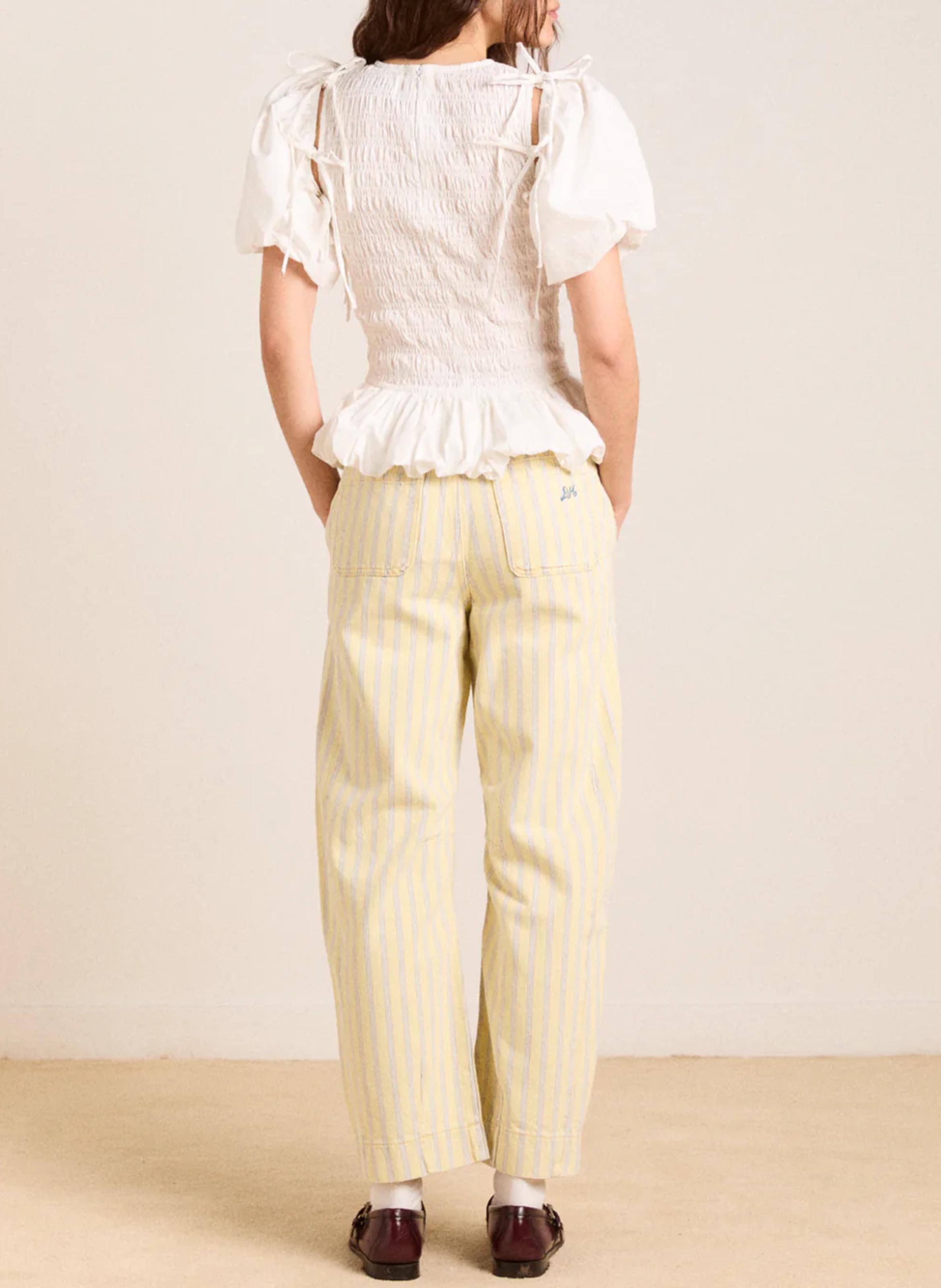 Sleeveless Textured Solid Top DAMSON MADDER White