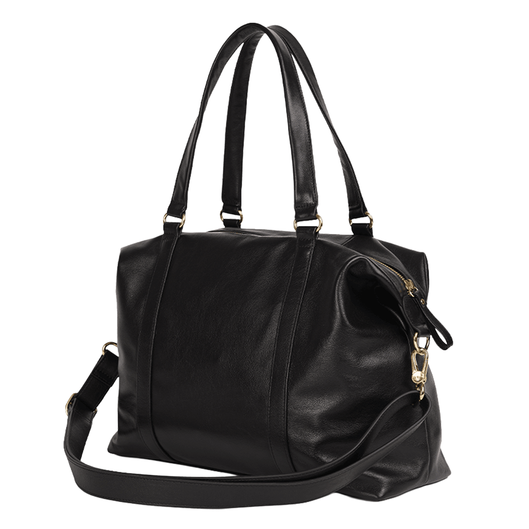 Sac porté épaule en cuir NAT & NIN Noir