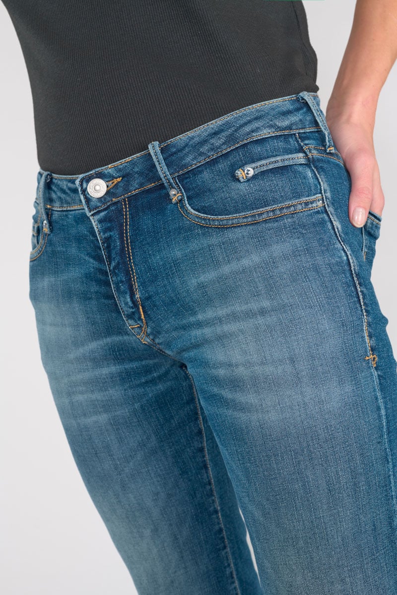 Flare jeans, length 34 LE TEMPS DES CERISES Blue