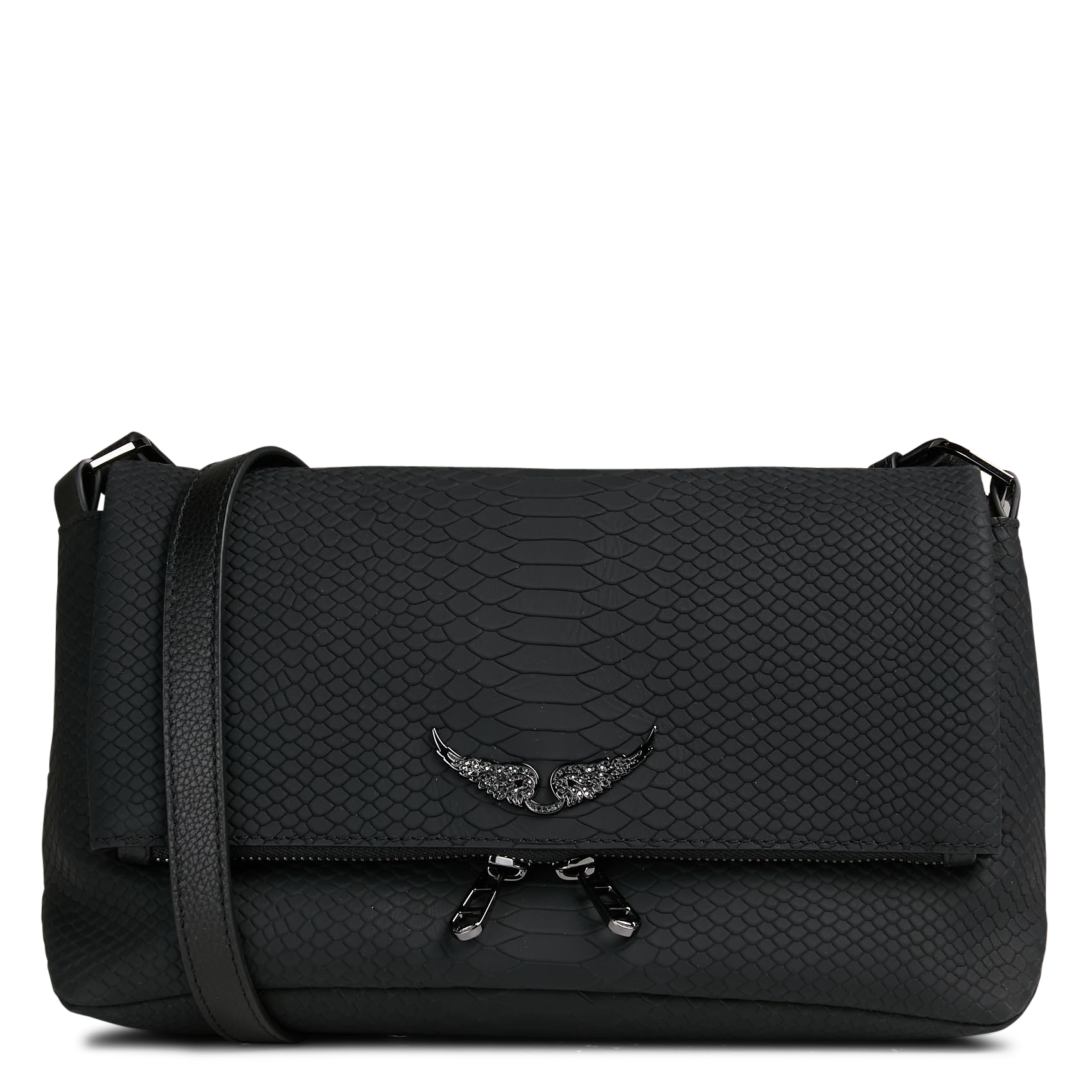 Leren clutch ZADIG&VOLTAIRE Zwart