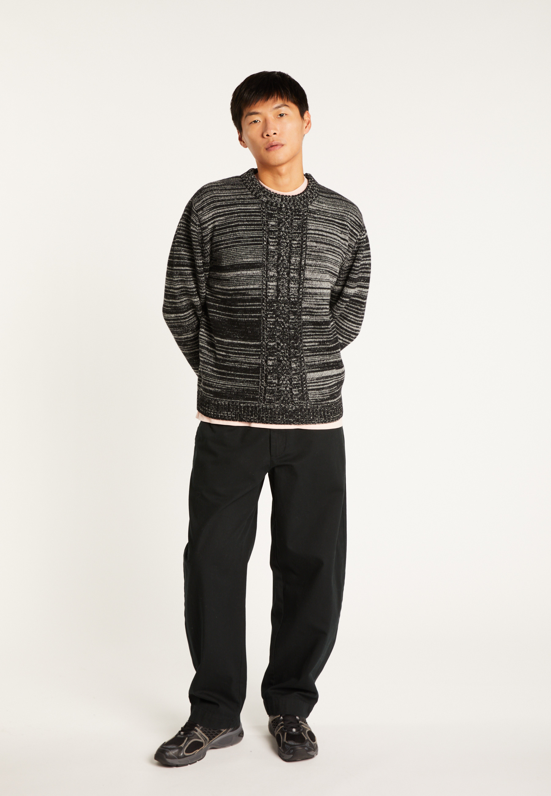 Merino wool sweater MAISON MONTAGUT Grey