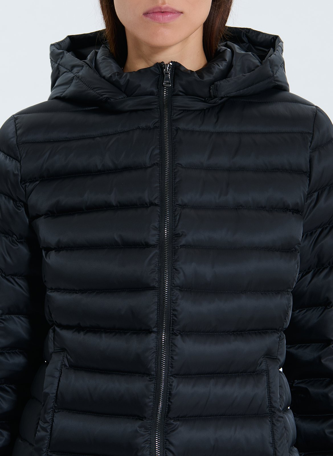 High-neck padded jacket ZAPA Black