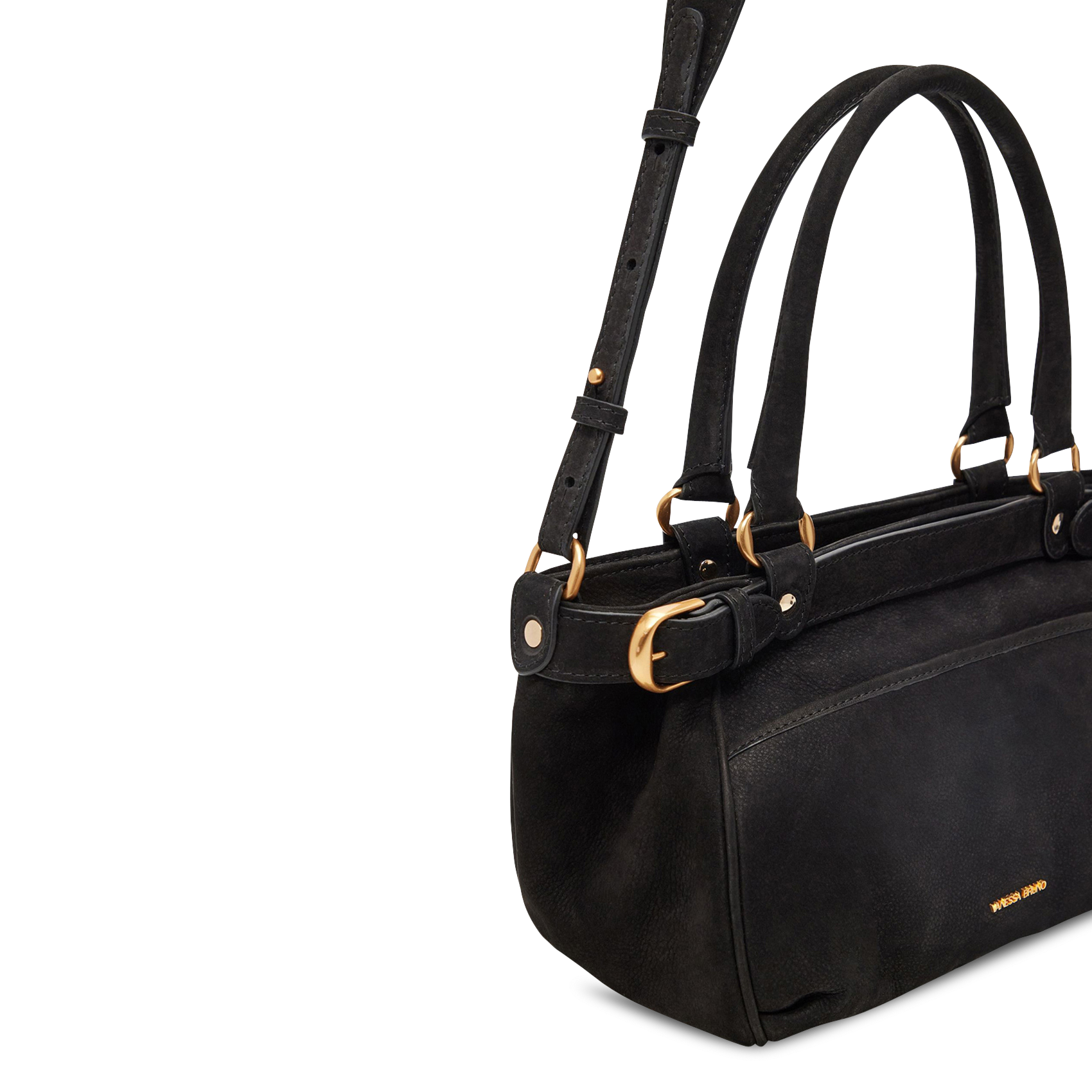 Leather handbag VANESSA BRUNO Black