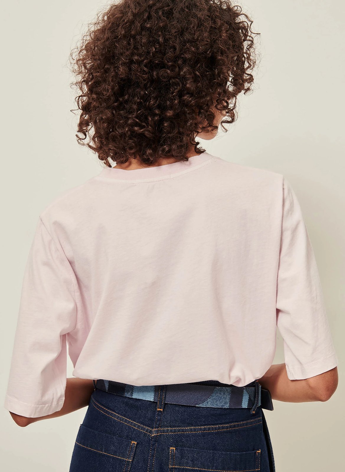 Tee-shirt oversize en coton SESSUN Rose