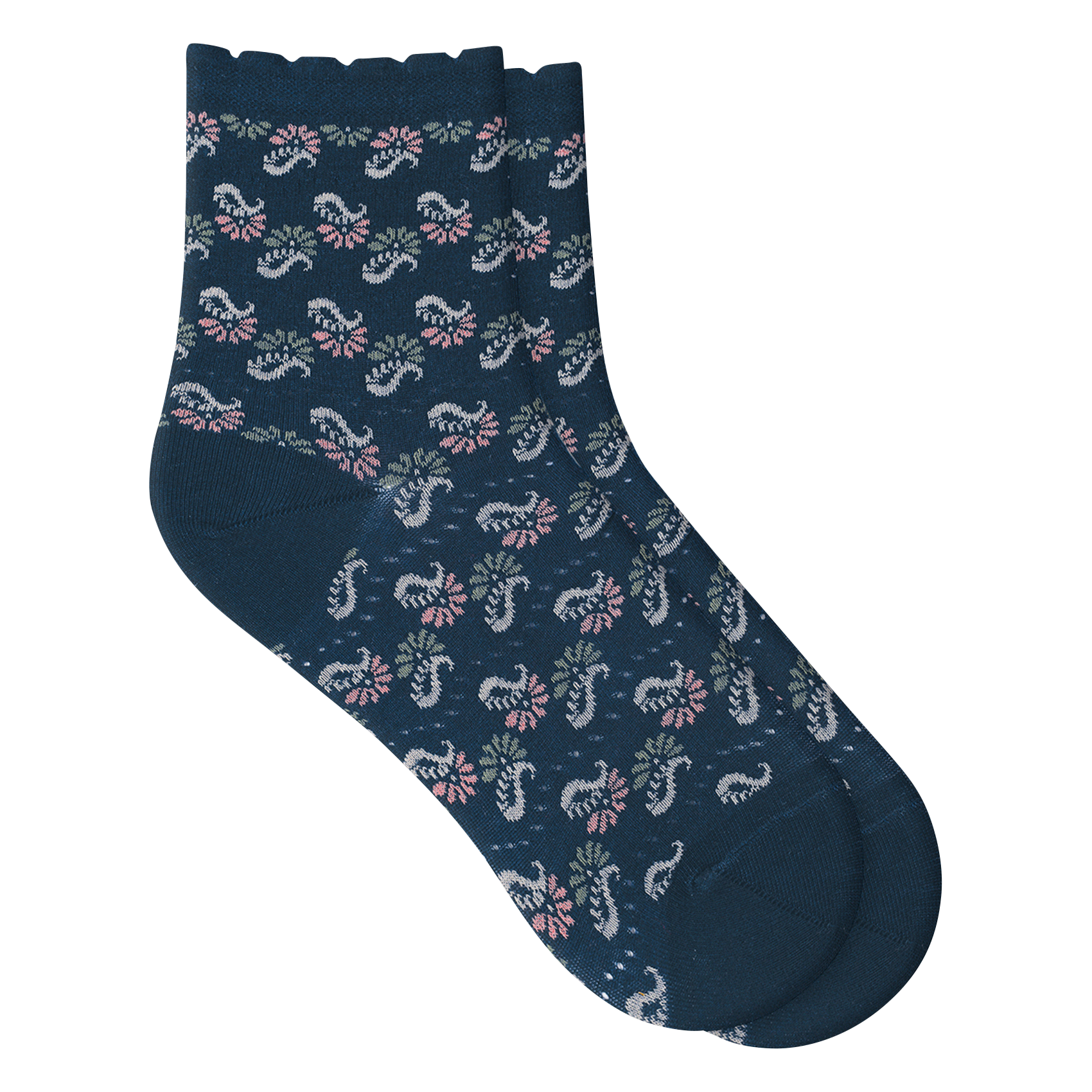 Sokken met print - katoenblend BLEUFORET Blauw