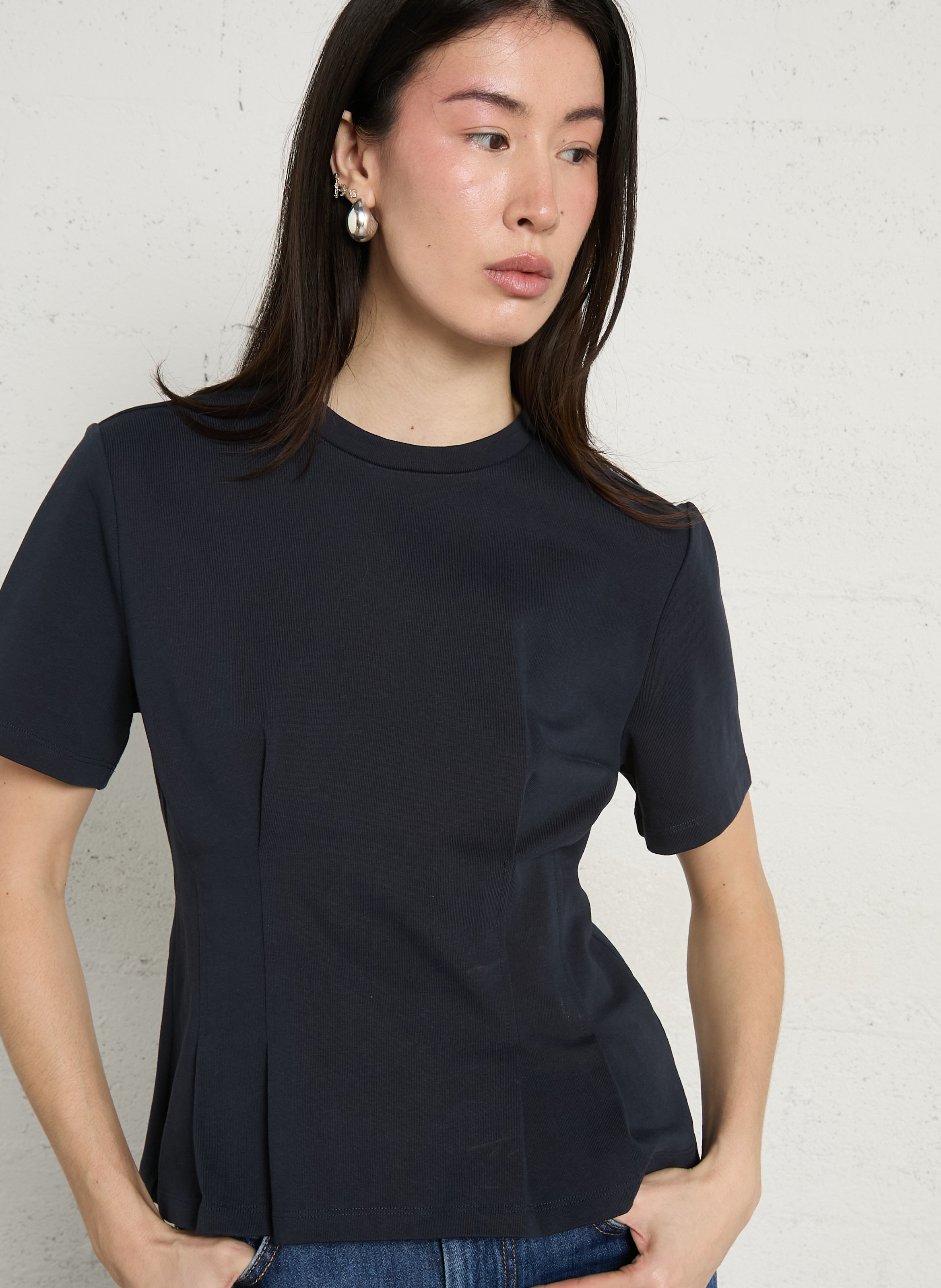 Getailleerd T-shirt van katoen BERENICE