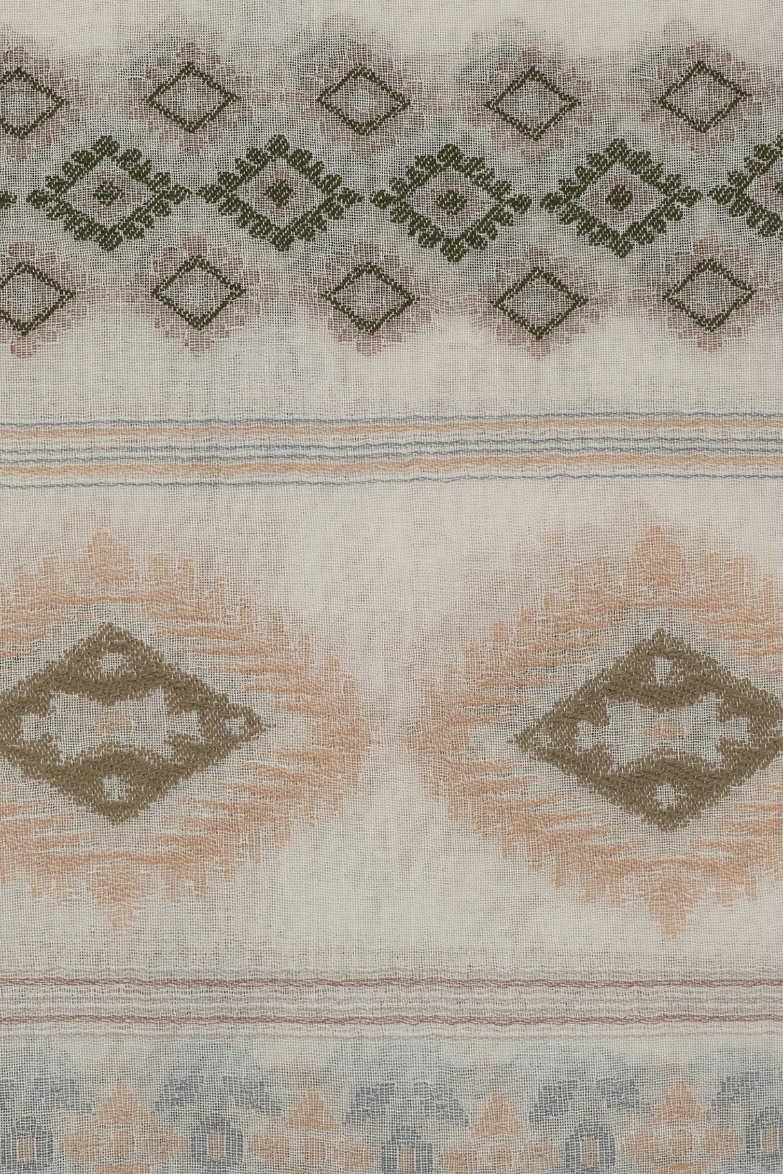 Cotton-blend scarf GERARD DAREL Khaki