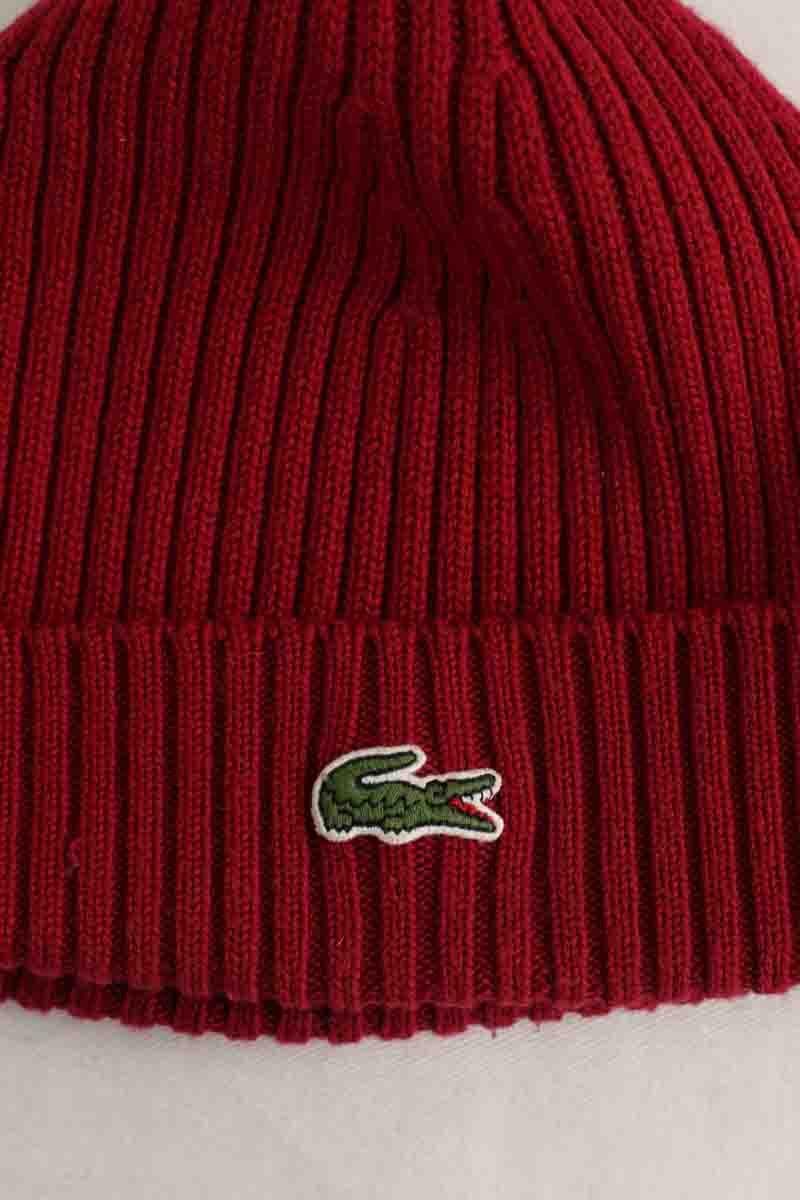 Bonnet LACOSTE - SECONDE MAIN Red