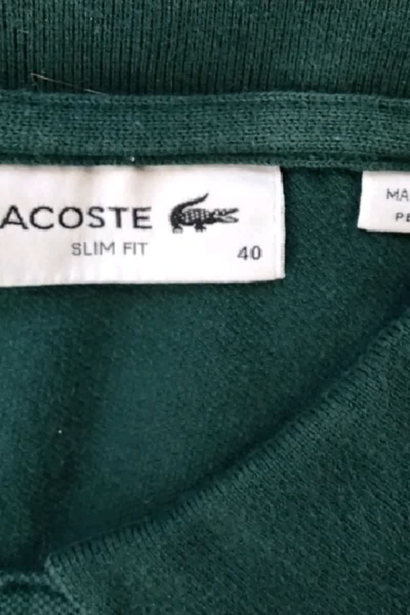 Polo shirt LACOSTE - SECONDE MAIN Green