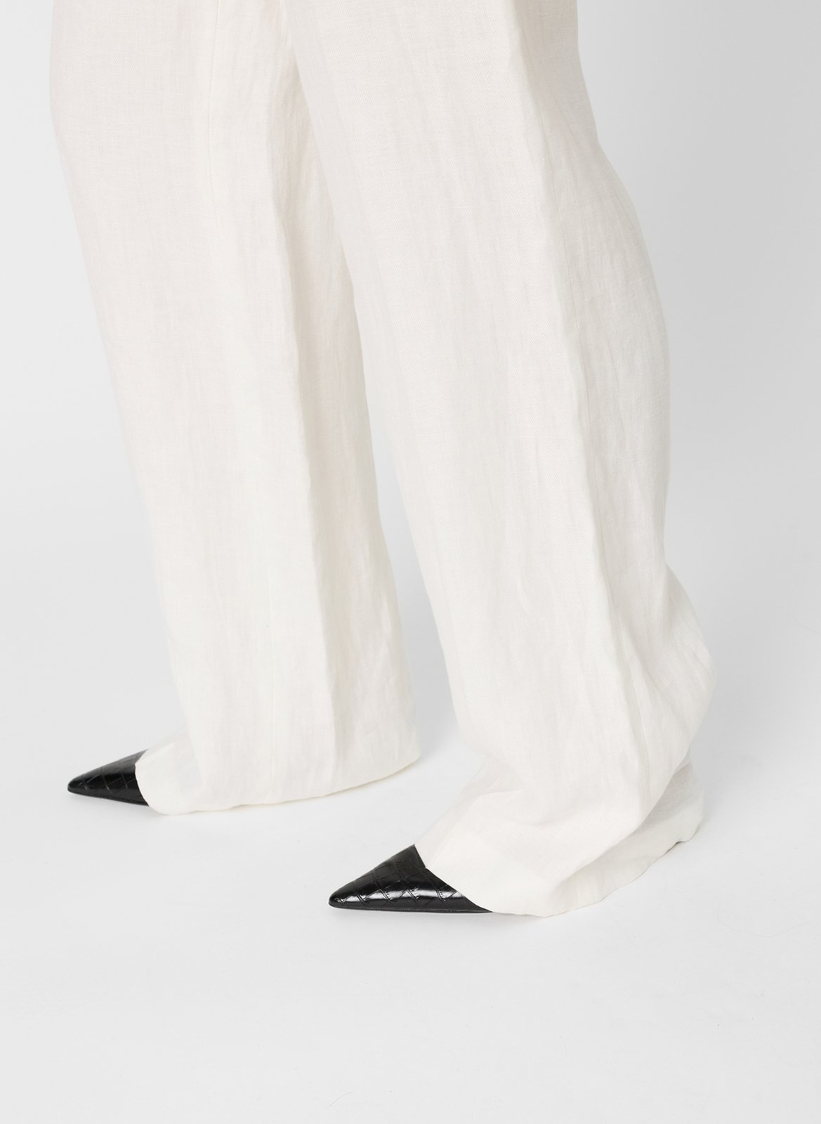 Pantalon large en lin GERARD DAREL Beige