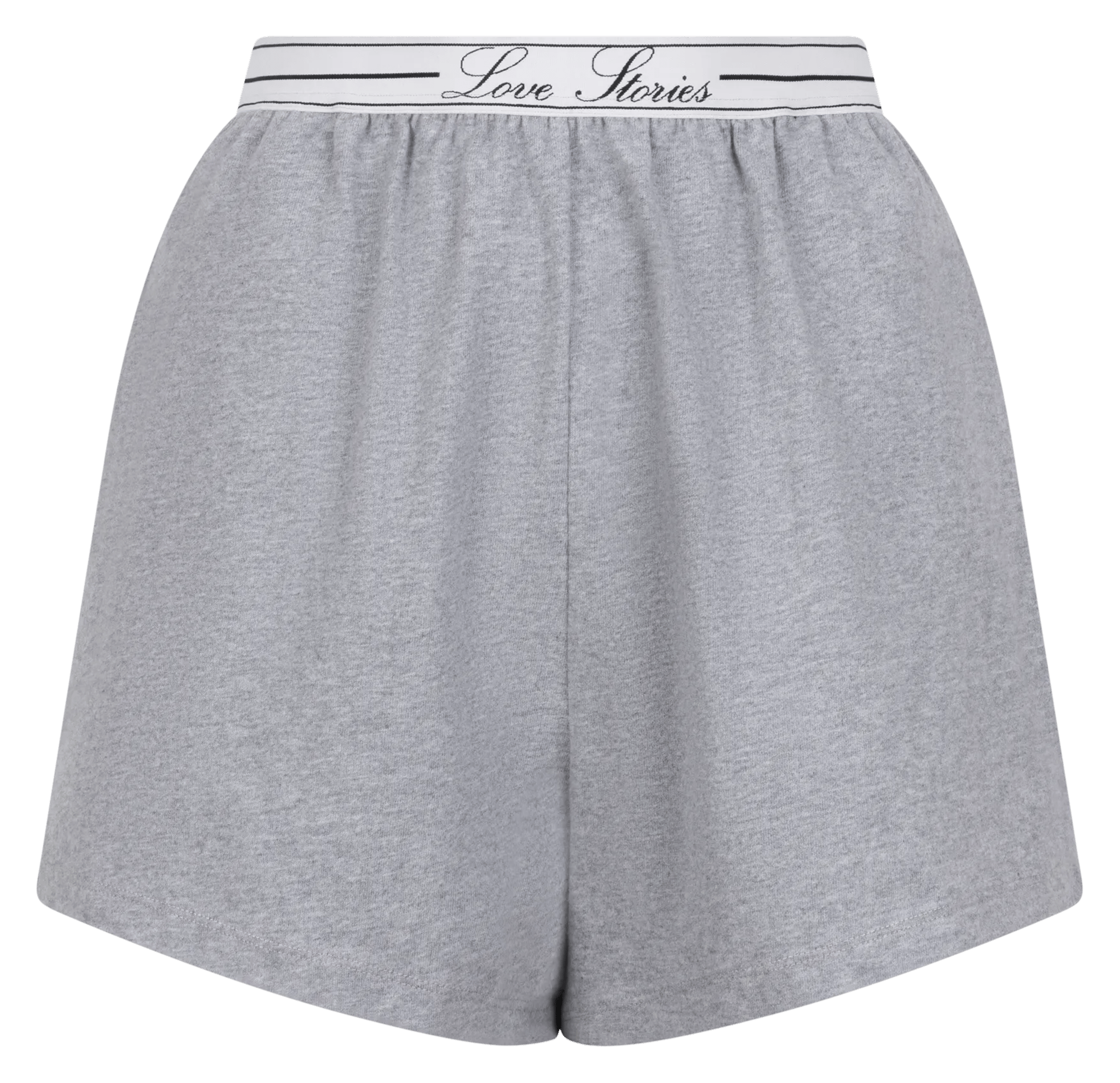 Short corto holgado elástico liso LOVE STORIES Plata