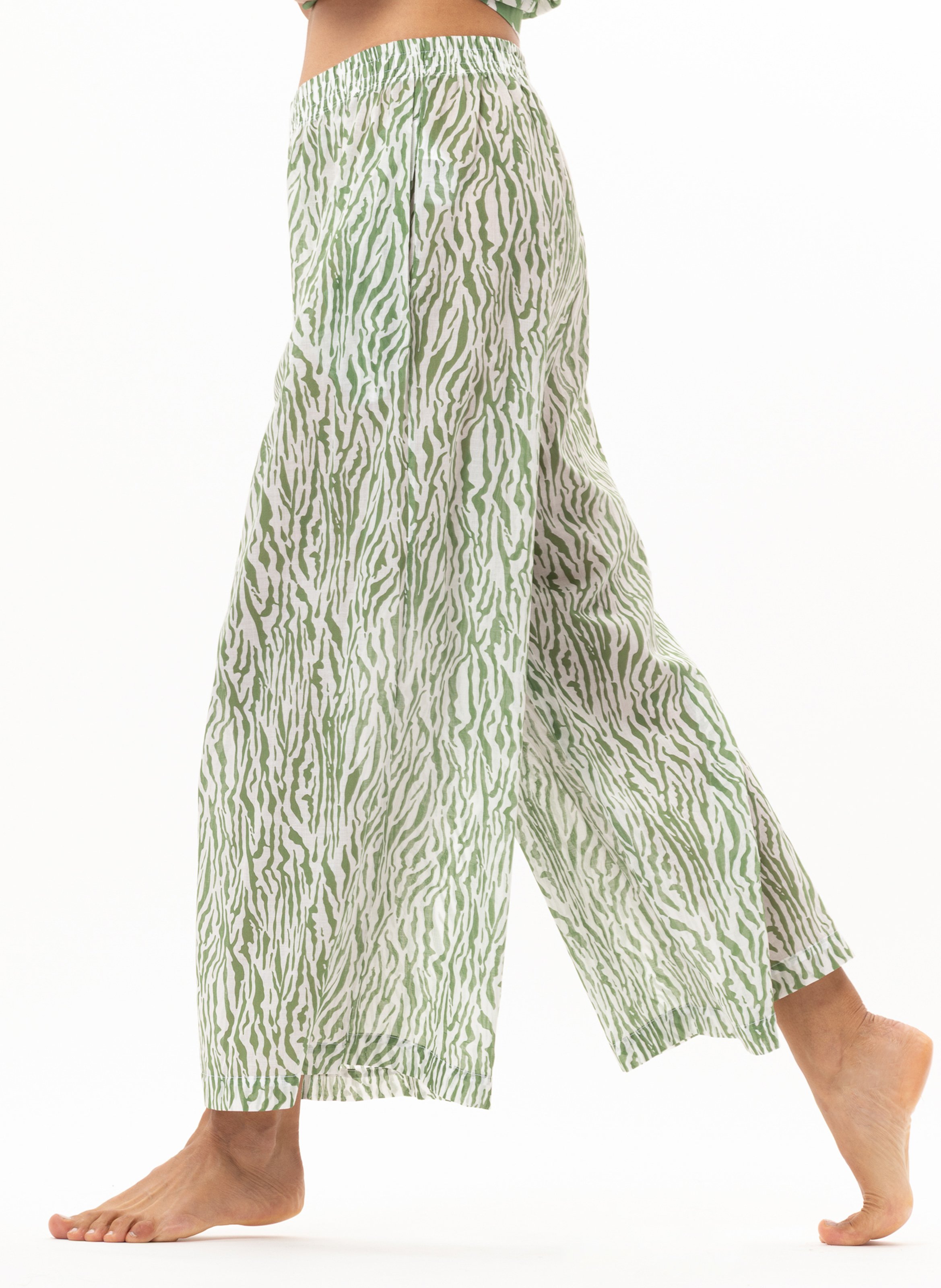 Pantalon en voile de coton LE CHAT Multicolore