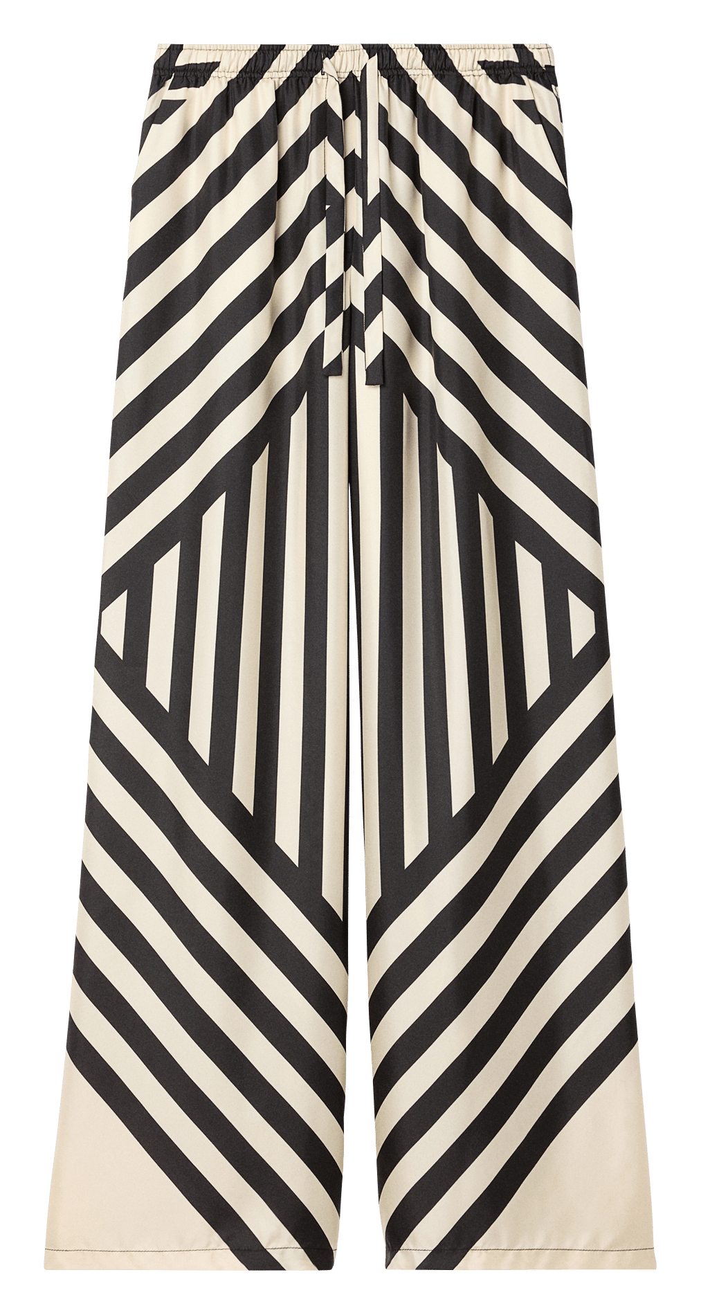 Pantalón ancho de lino FILIPPA K Negro