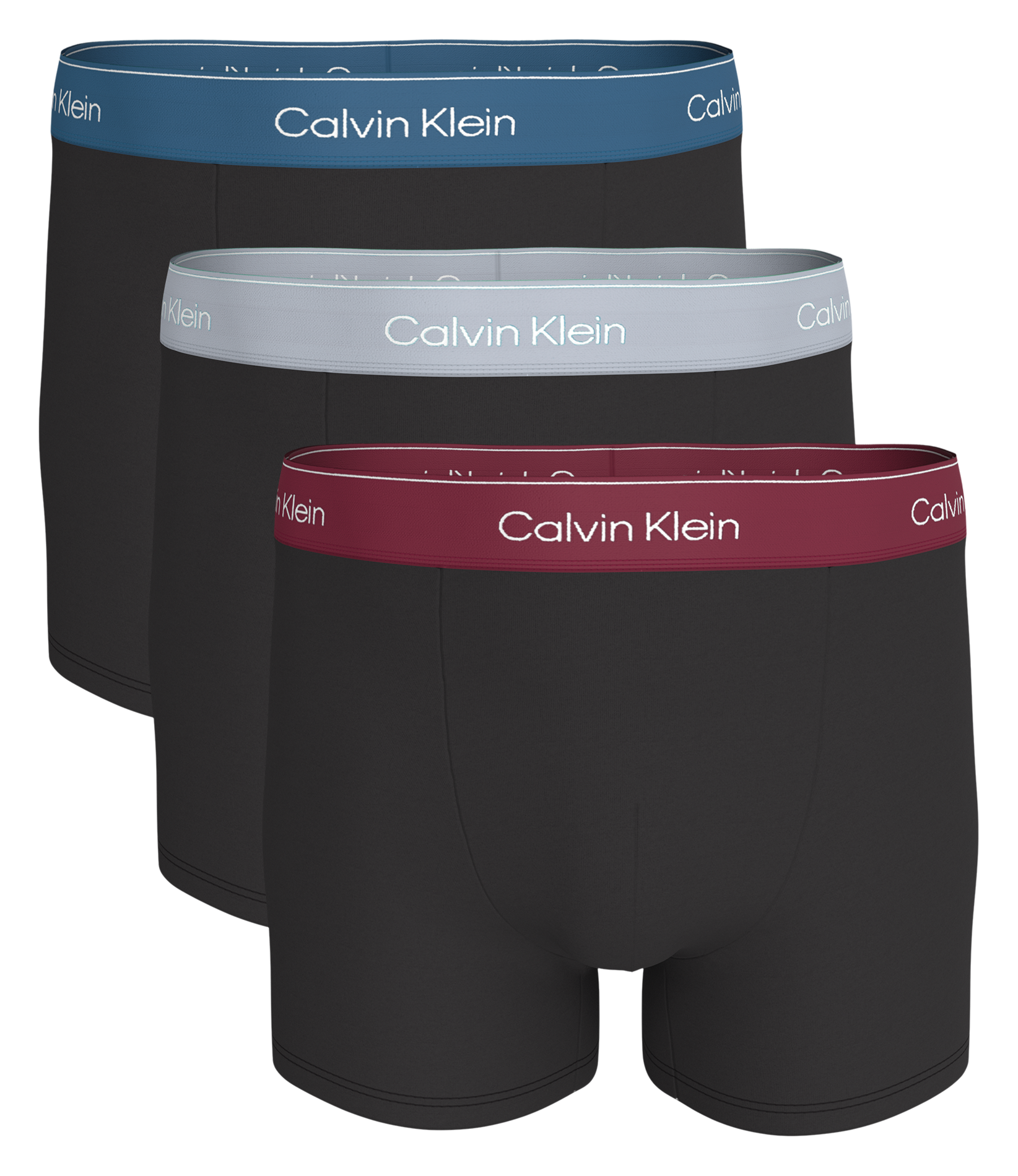 3er-Pack Boxershorts aus Baumwoll-Mix CALVIN KLEIN UNDERWEAR Rot