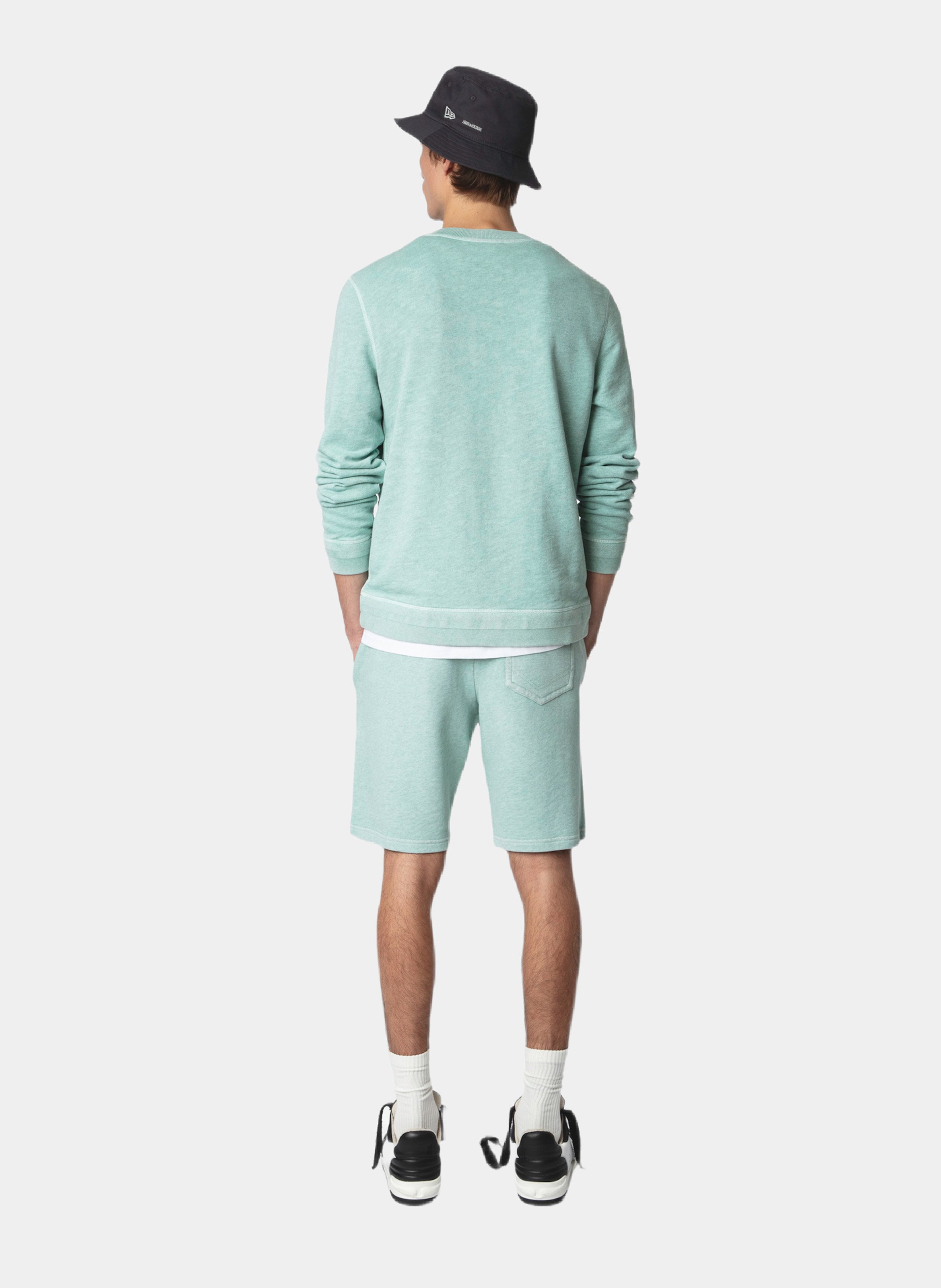 Sweatshirt col rond molletonné en coton  ZADIG&VOLTAIRE Bleu